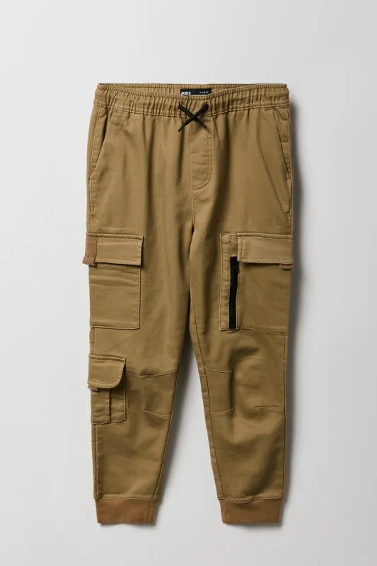 Jogger cargo avec poches et fermeture à glissière pour garçon sold by Urban Planet