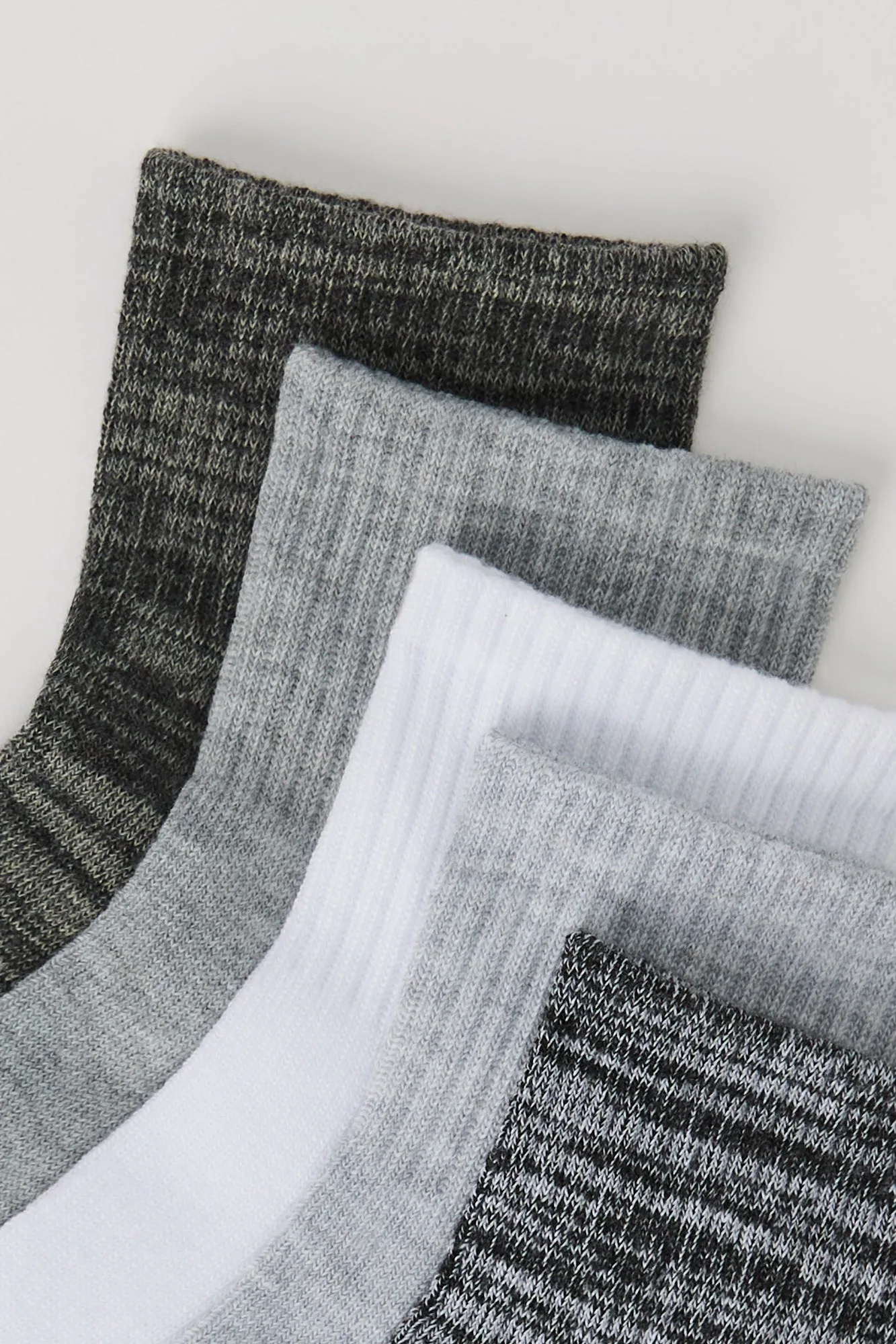 Marled Quarter Socks (5 Pack) sold by Urban Planet product image thumbnail 4