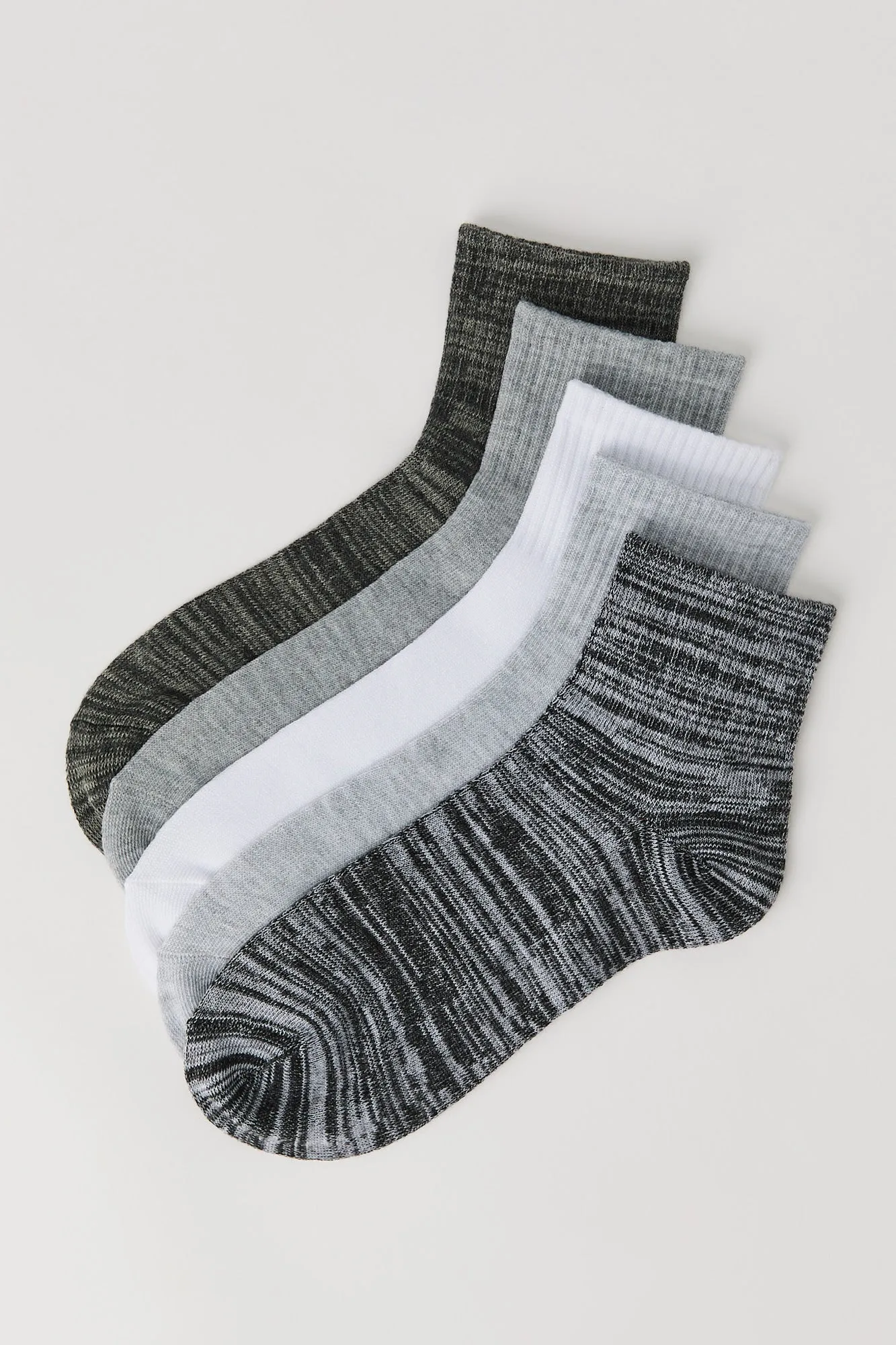 Marled Quarter Socks (5 Pack) sold by Urban Planet product image thumbnail 3