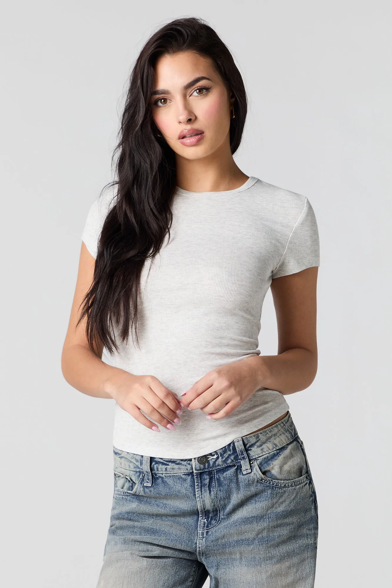 Haut côtelé à manche courte sold by Urban Planet product image thumbnail 5