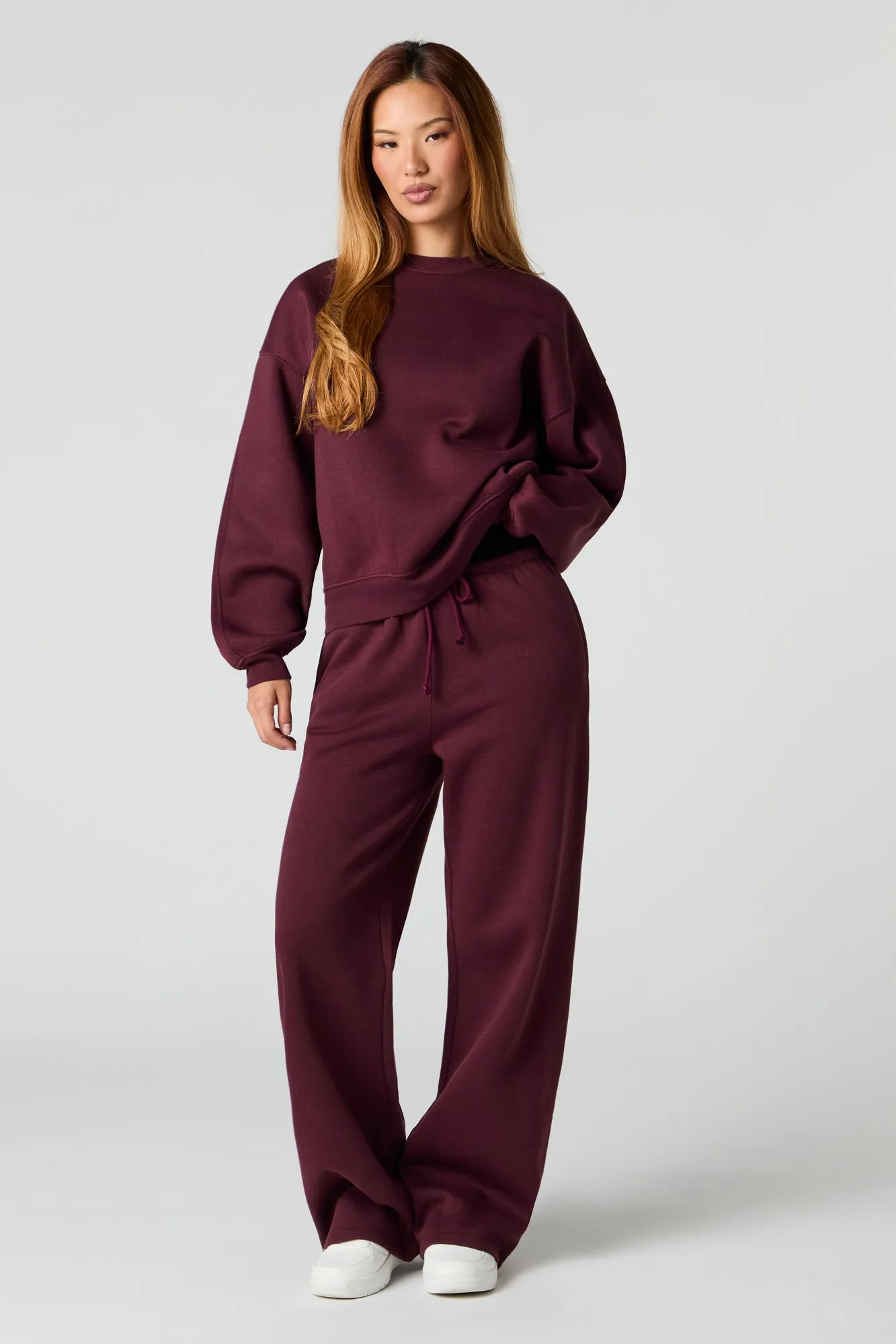 Fleece Oversized Sweatshirt sold by Urban Planet product image thumbnail 3