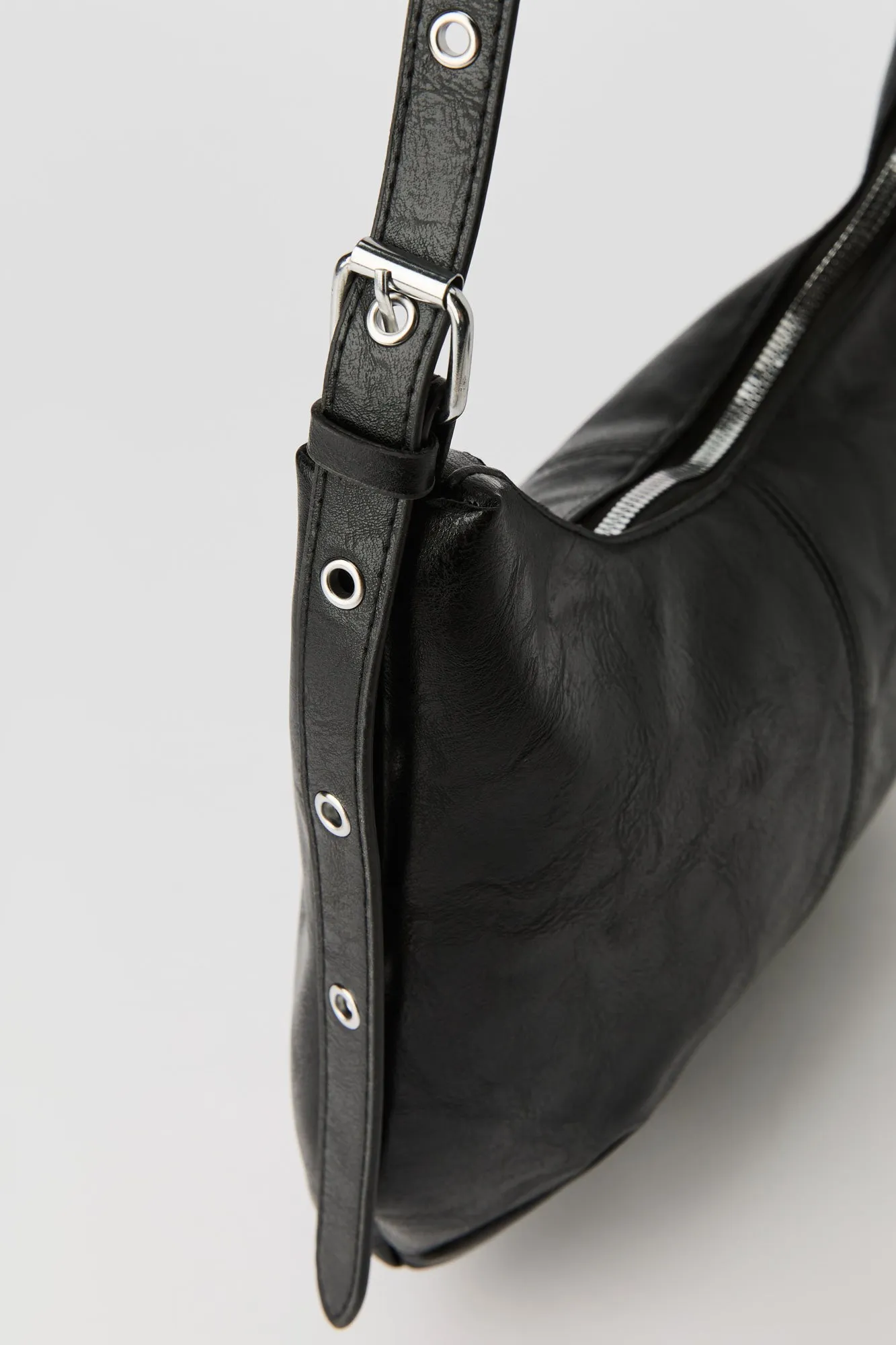 Faux Leather Half Moon Crossbody Bag sold by Urban Planet product image thumbnail 3