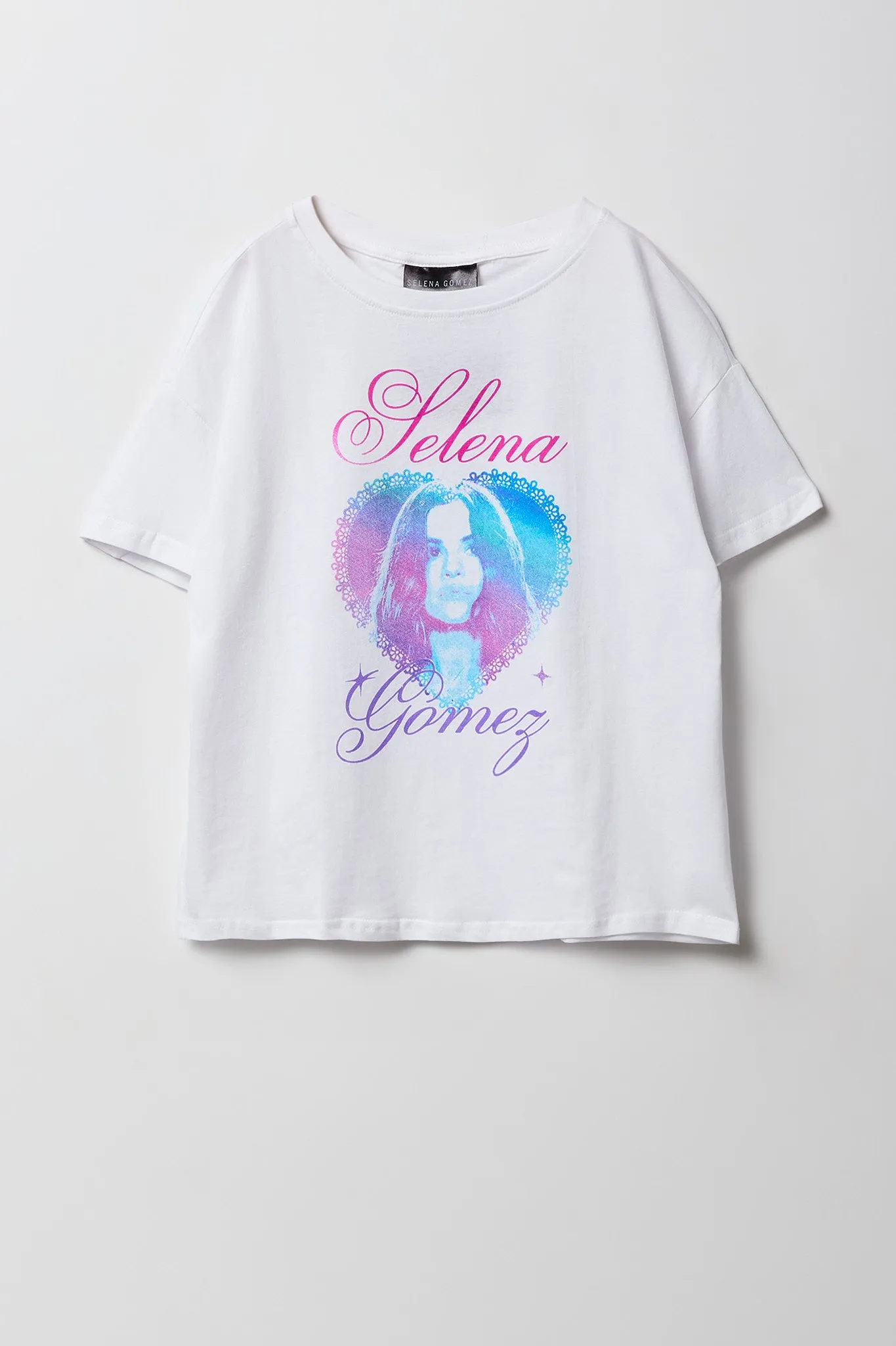 T-shirt surdimensionné à imprimé Selena Gomez pour fille sold by Urban Planet