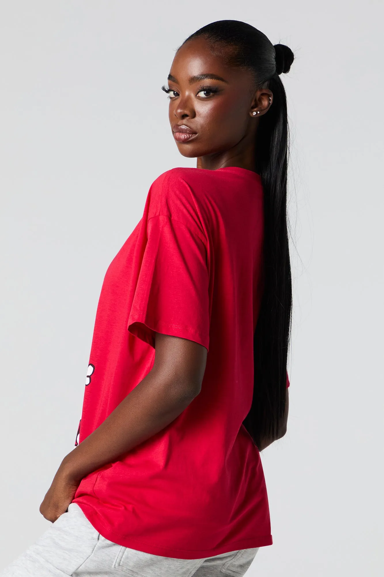 T-shirt de coupe garçonne à imprimé Snoopy sold by Urban Planet product image thumbnail 2