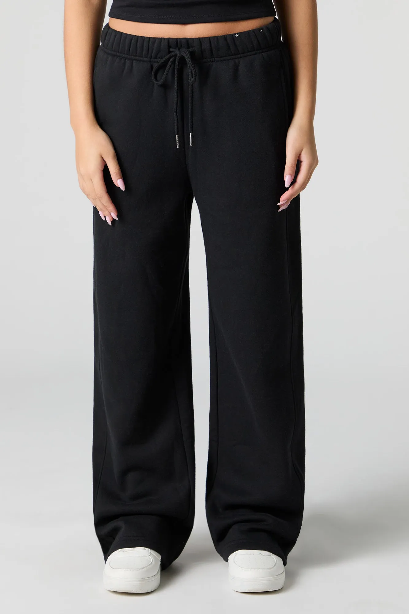 Fleece Wide Leg Sweatpant sold by Urban Planet product image thumbnail 5