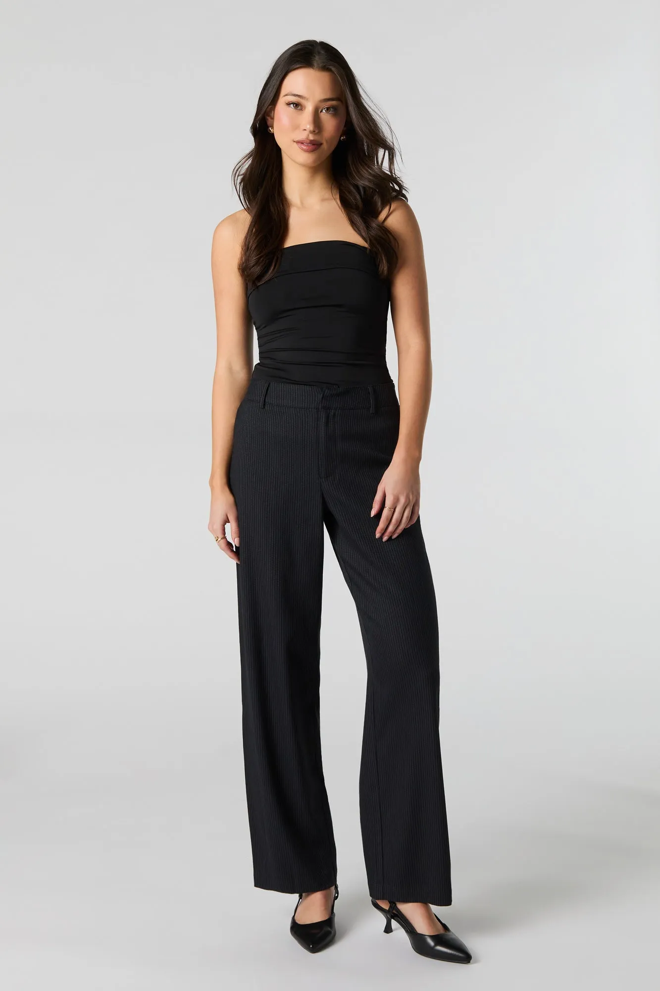 Pinstripe Dress Pant sold by Urban Planet product image thumbnail 4