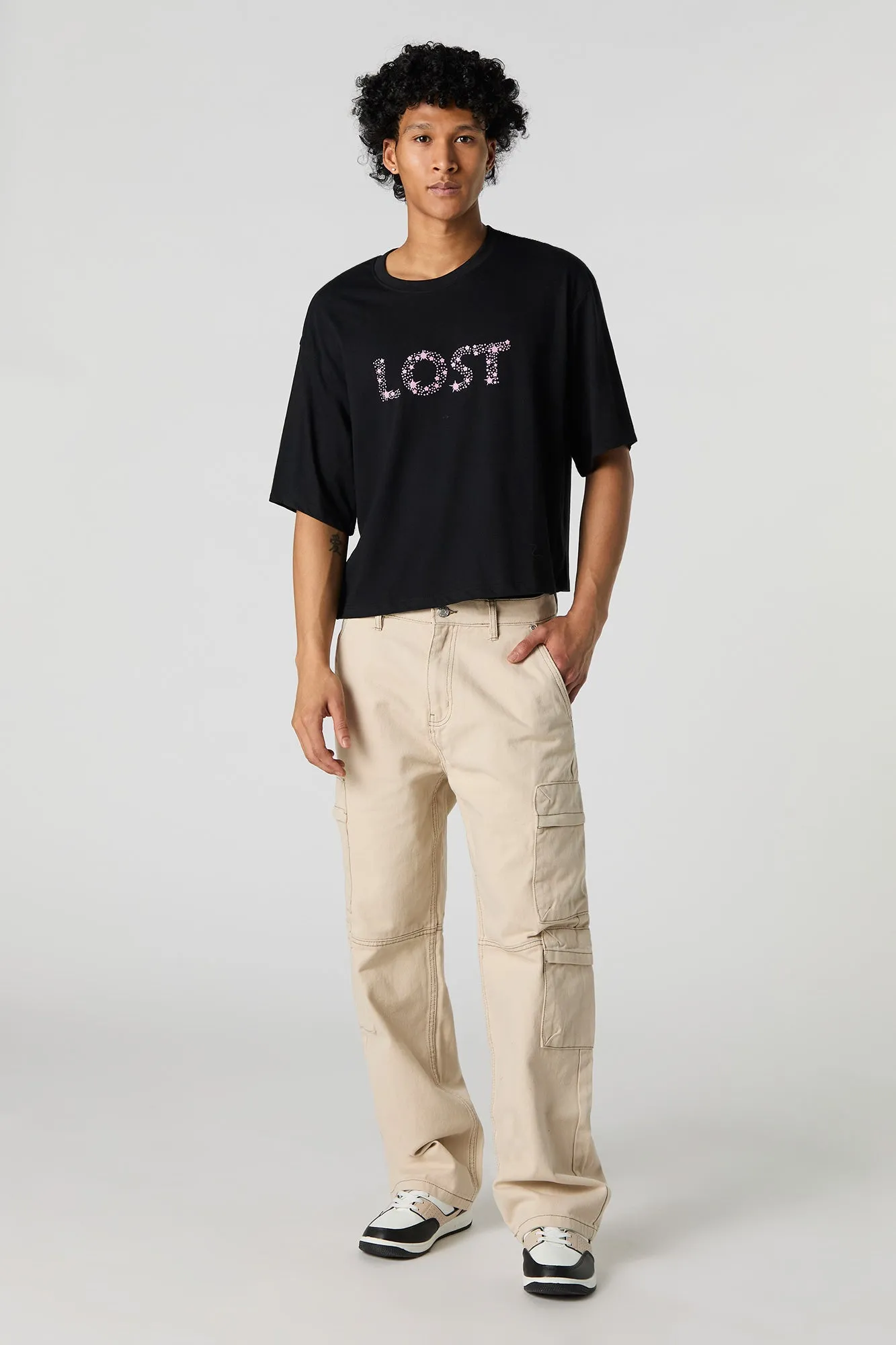 Baggy Wide Leg Cargo Jean sold by Urban Planet product image thumbnail 5