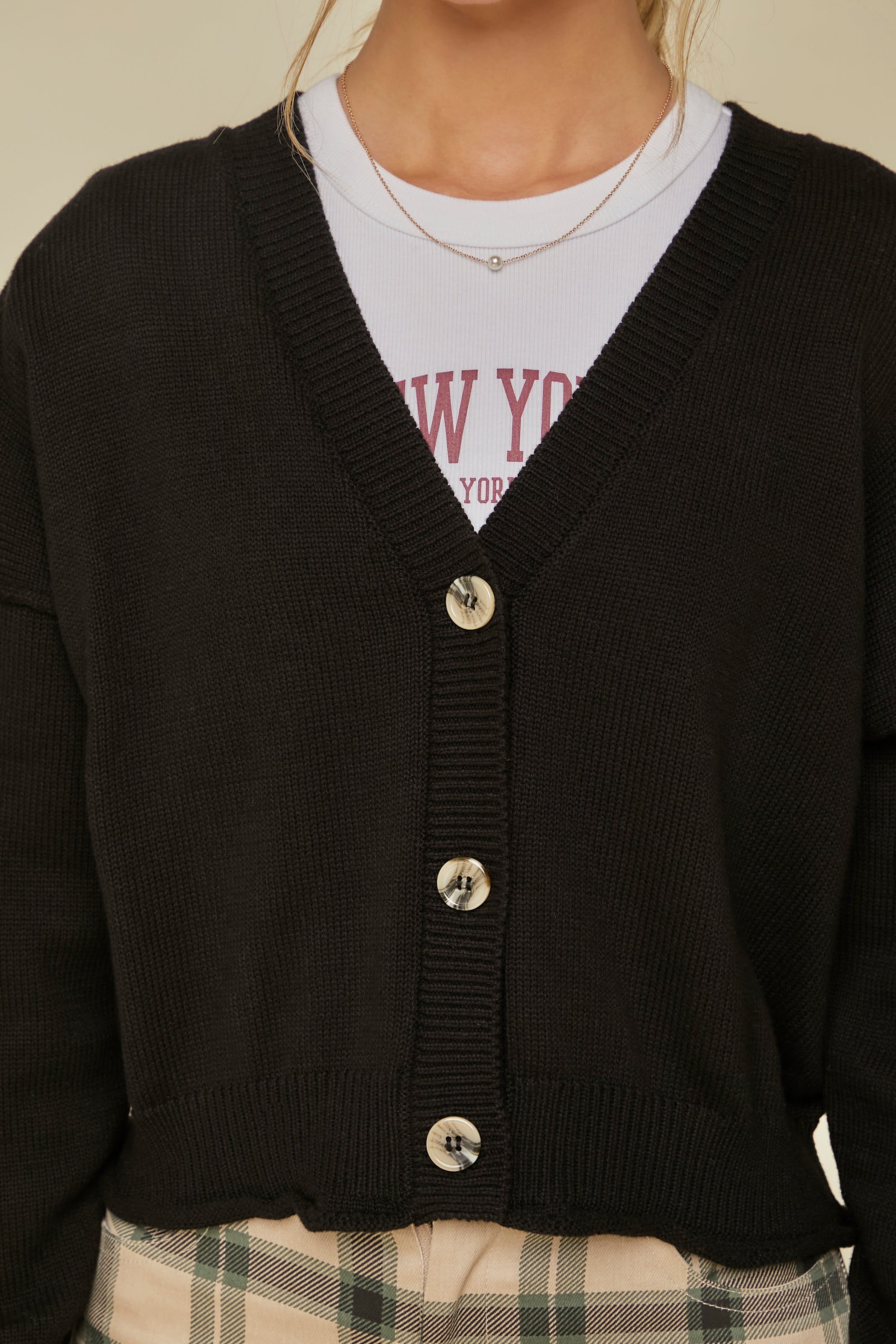 Cardigan boutonné sold by Urban Planet product image thumbnail 5