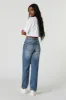 Vintage Medium Wash Distressed Straight Leg Jean sold by Urban Planet