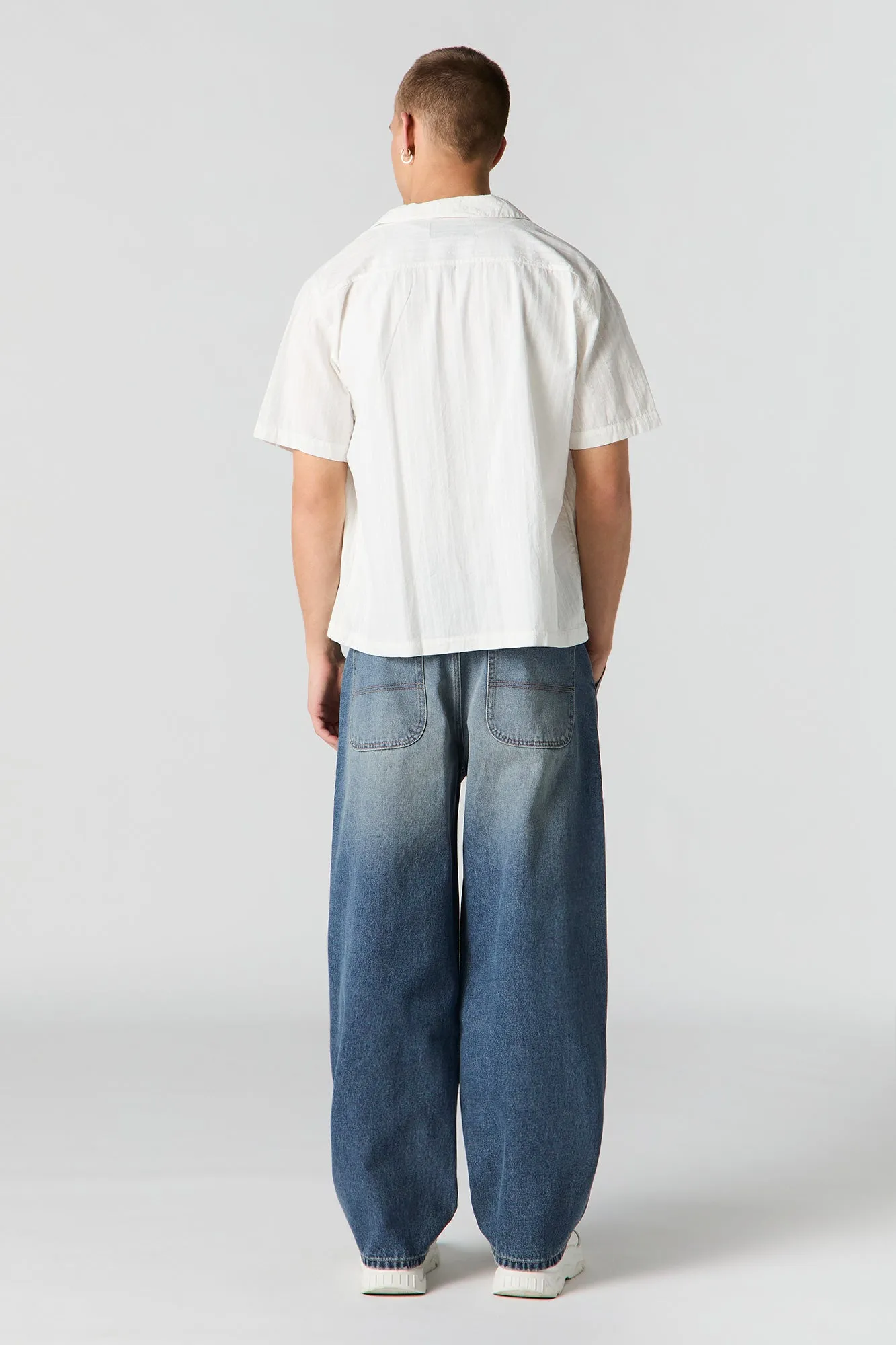 Jean de planchiste à jambe large moyen vintage sold by Urban Planet product image thumbnail 3