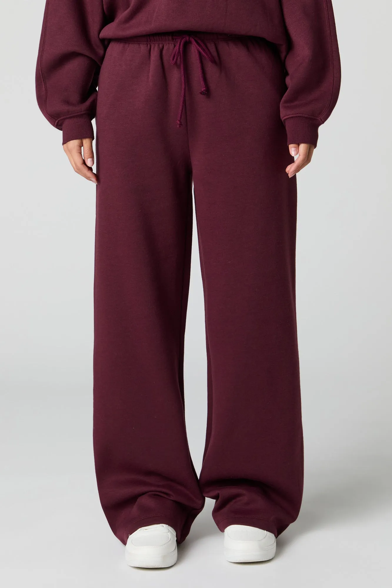 Fleece Wide Leg Sweatpant sold by Urban Planet product image thumbnail 2