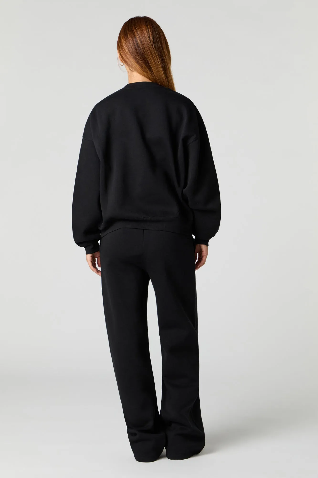 Pantalon en molleton à jambe large sold by Urban Planet product image thumbnail 4