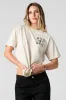 T-shirt de coupe garçonne à imprimé Wild West sold by Urban Planet