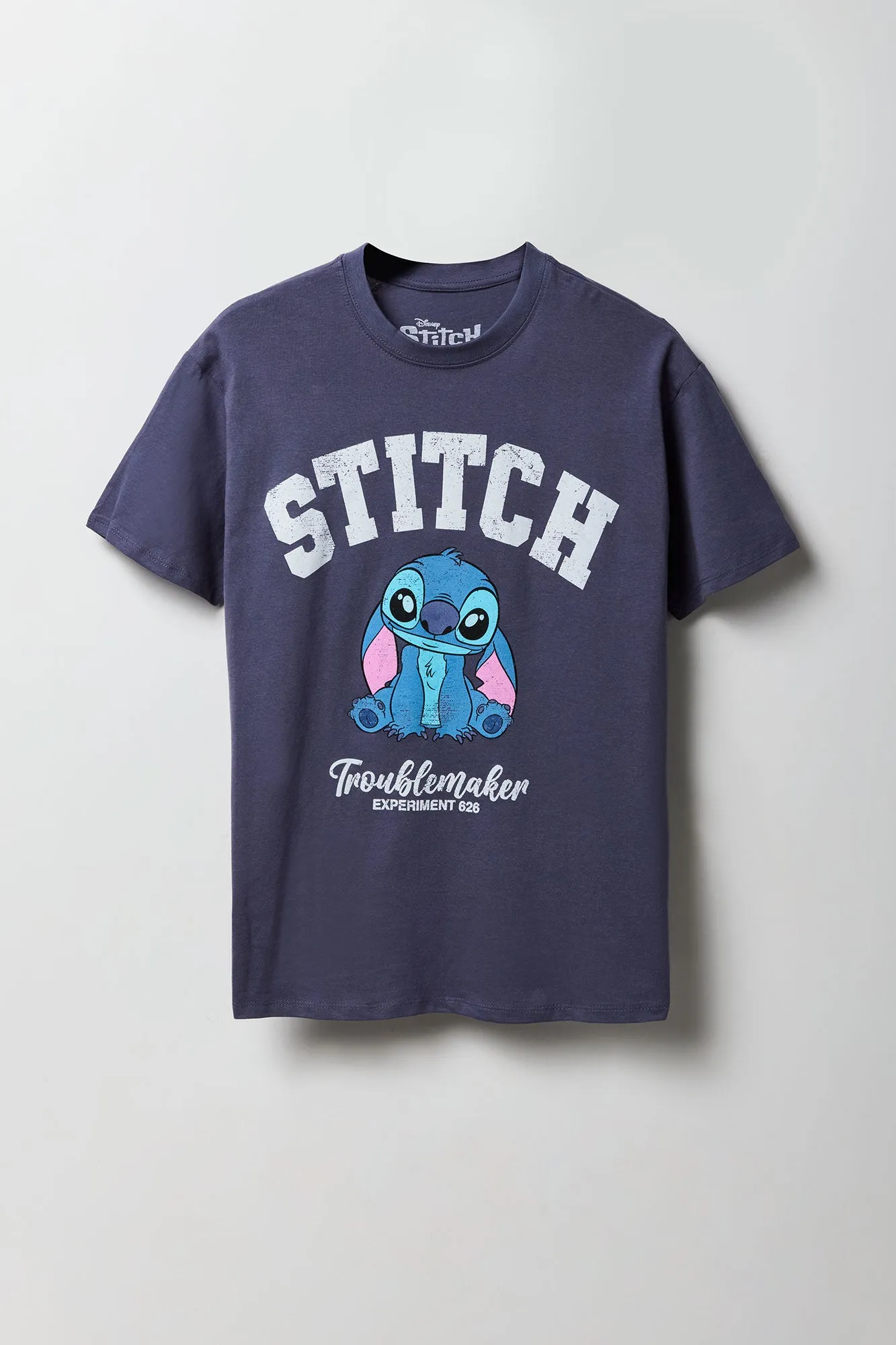 Stitch Troublemaker Graphic Boyfriend T-Shirt sold by Urban Planet