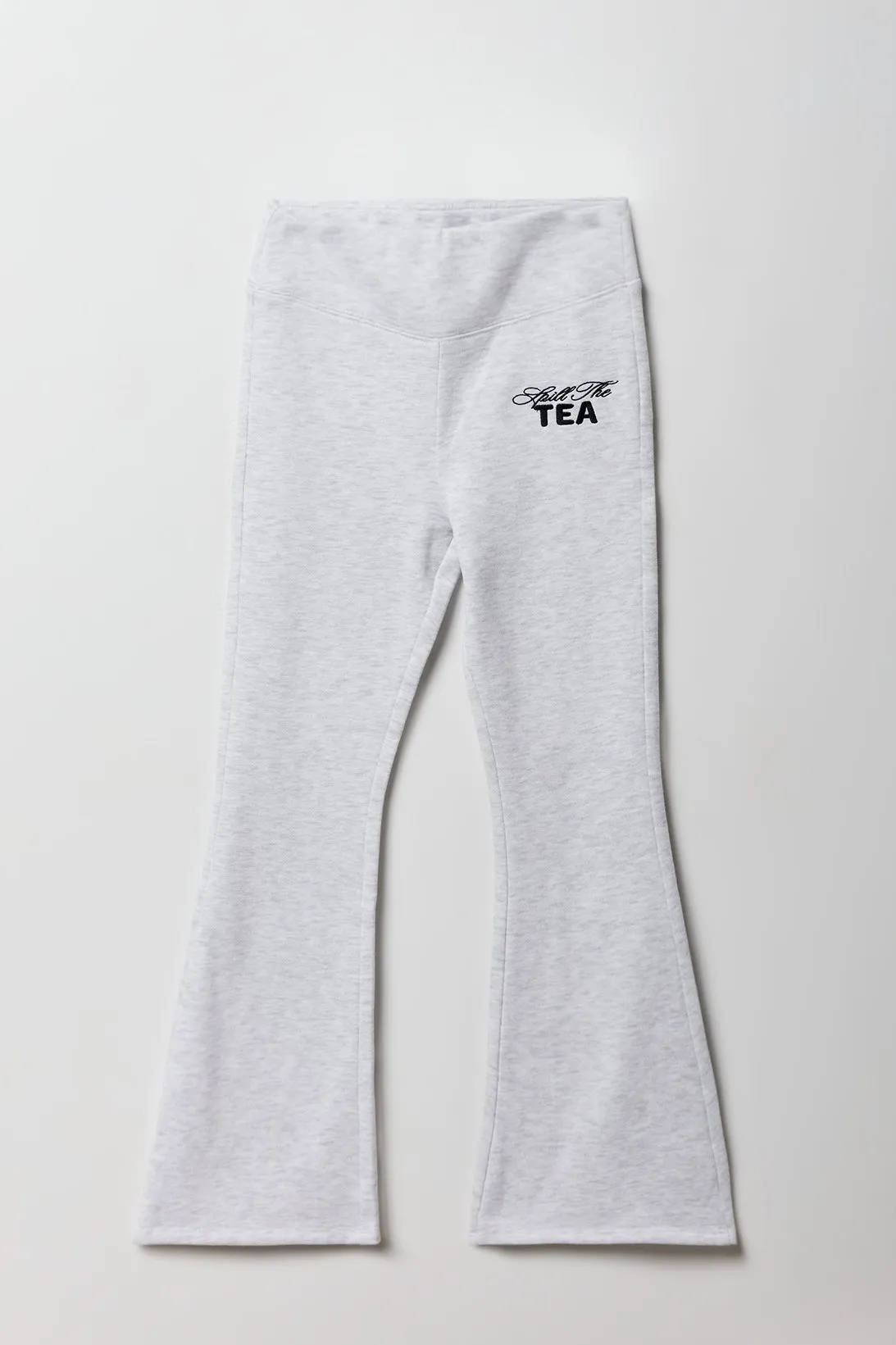 Girls Embroidered Fleece Flare Sweatpant sold by Urban Planet