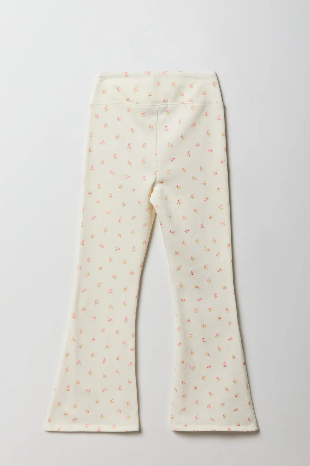 Pantalon en molleton à jambe évasée et broderie pour filles sold by Urban Planet product image thumbnail 3