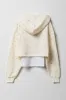 Girls Embroidered Cropped Fleece Hoodie & Tank 2 Piece Set sold by Urban Planet