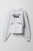 Girls Embroidered Cropped Fleece Hoodie & Tank 2 Piece Set sold by Urban Planet