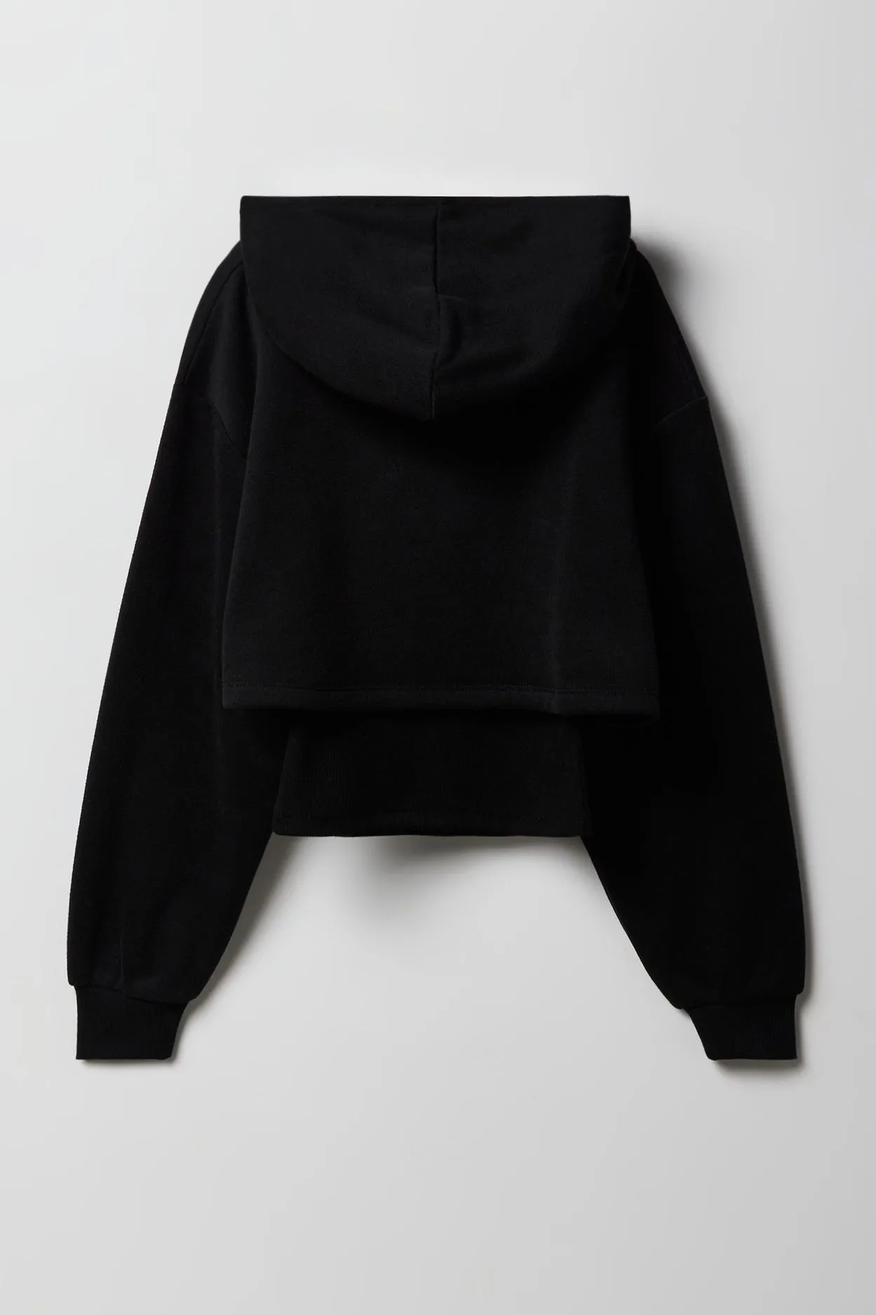 Girls Cute Puff Print Cropped Fleece Hoodie & Tank 2 Piece Set sold by Urban Planet product image thumbnail 2