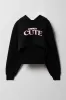 Girls Cute Puff Print Cropped Fleece Hoodie & Tank 2 Piece Set sold by Urban Planet