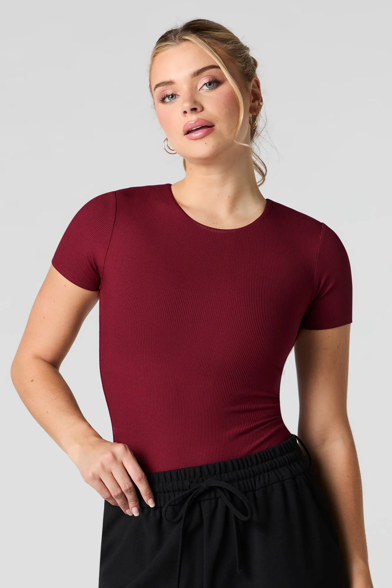 Ribbed T-Shirt Bodysuit sold by Urban Planet