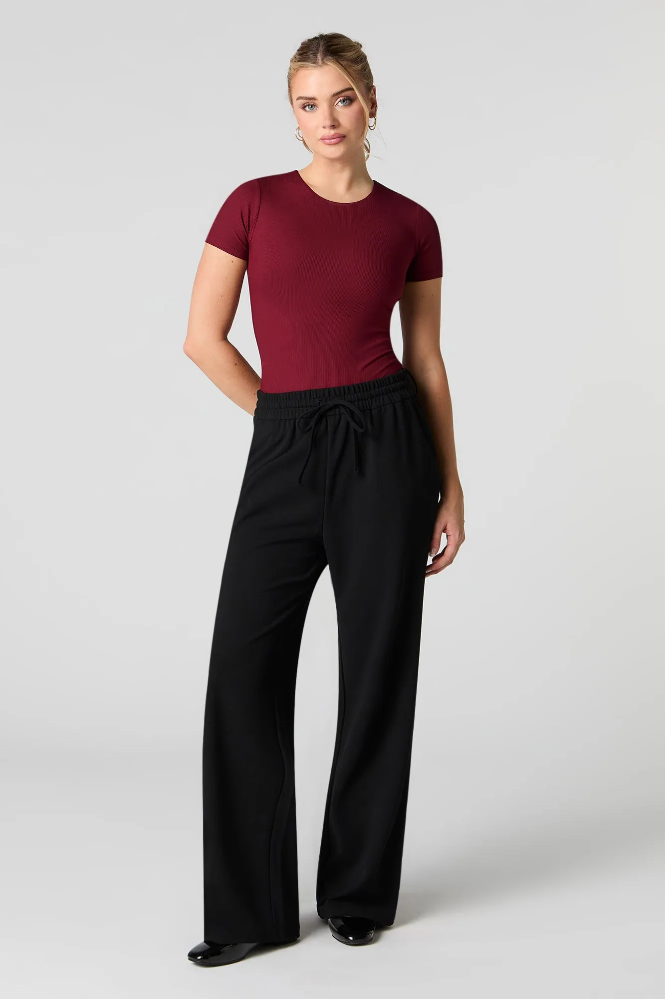 Ribbed T-Shirt Bodysuit sold by Urban Planet product image thumbnail 3