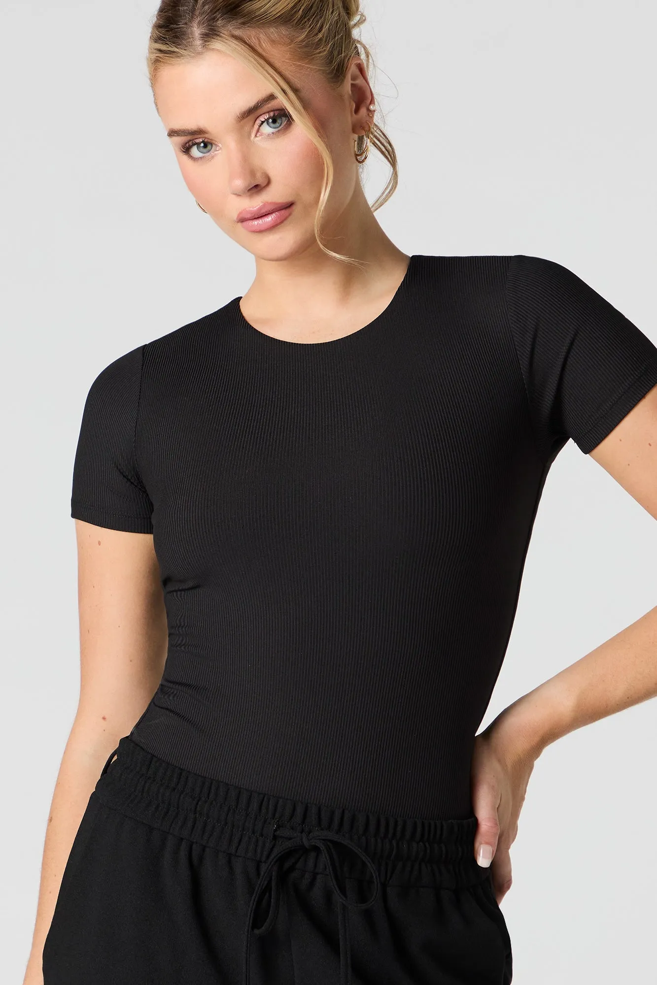 Ribbed T-Shirt Bodysuit sold by Urban Planet product image thumbnail 5