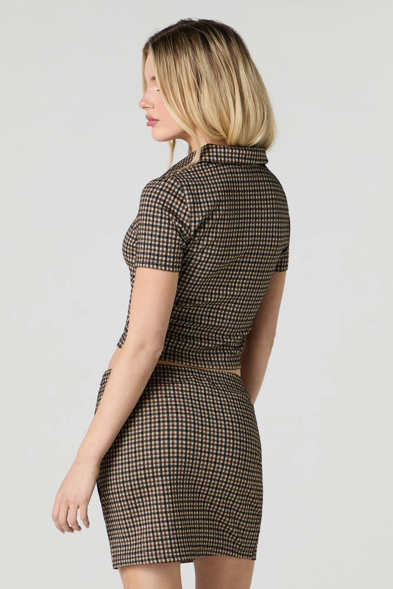 Plaid Mini Skirt sold by Urban Planet product image thumbnail 5