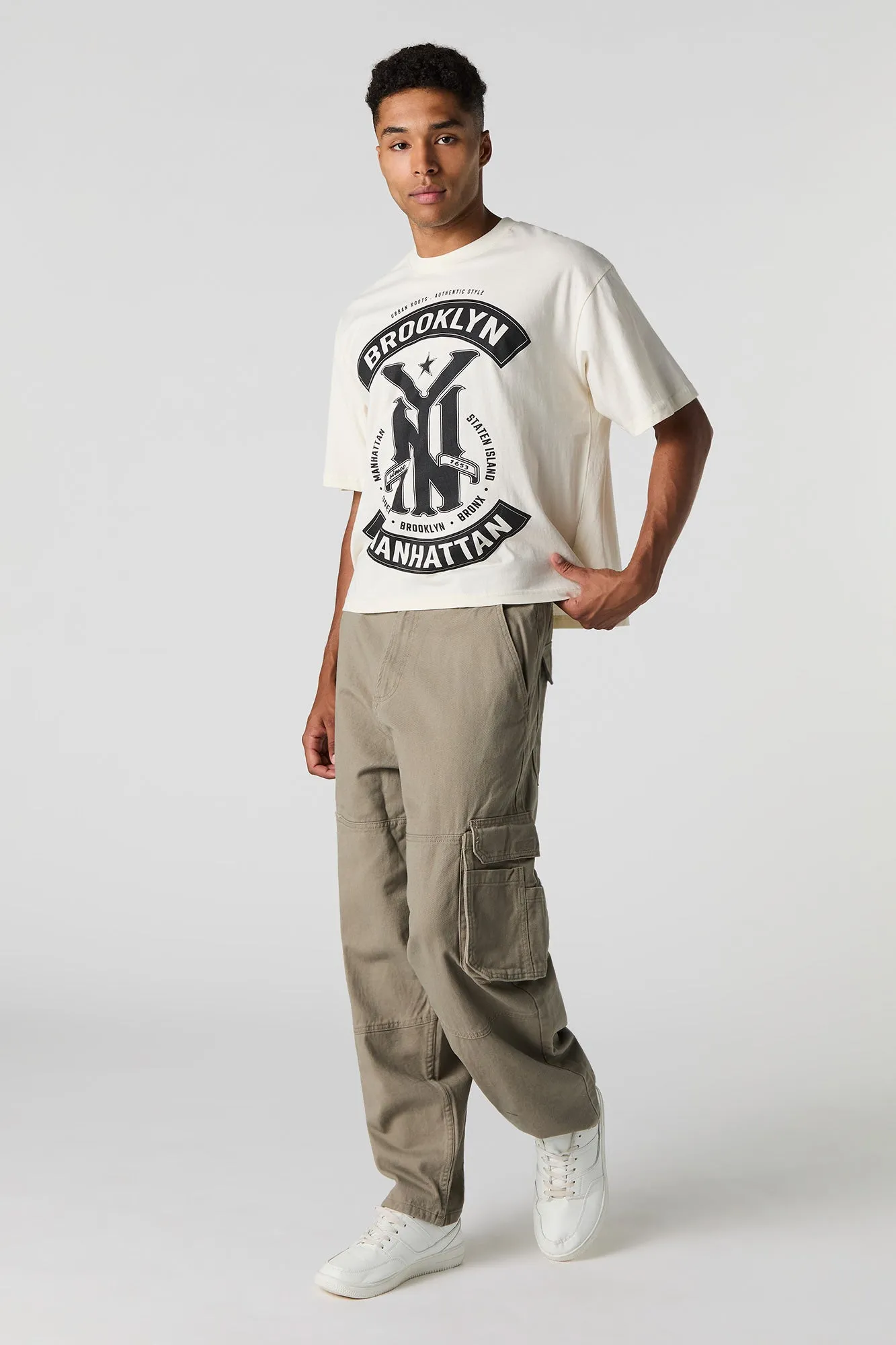 New York Graphic Boxy T-Shirt sold by Urban Planet product image thumbnail 3