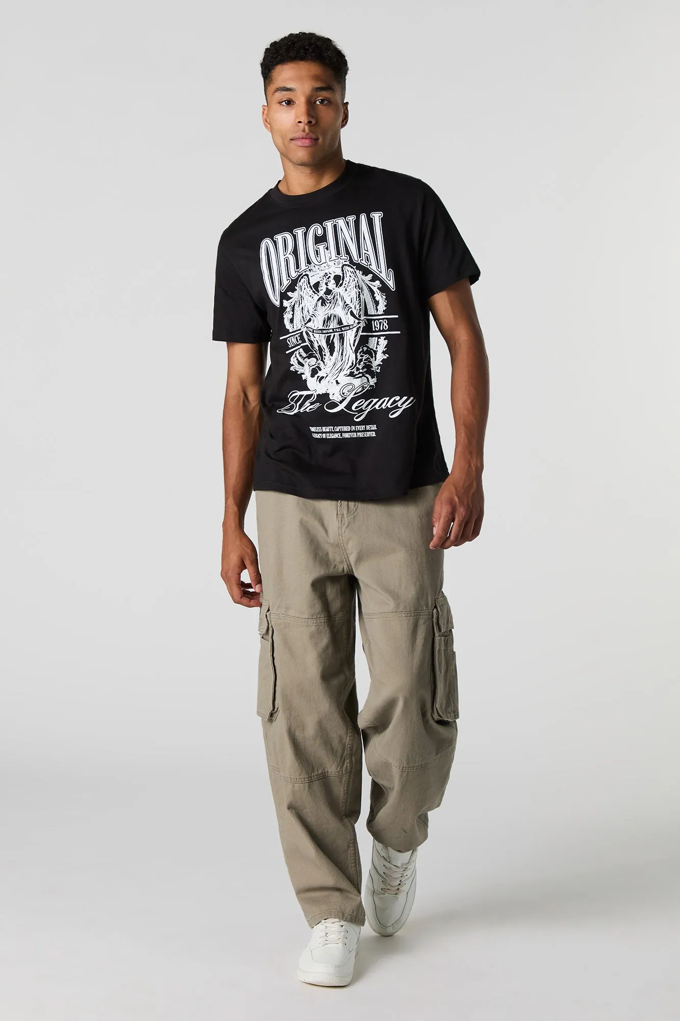 Angel Graphic Boxy T-Shirt sold by Urban Planet product image thumbnail 3