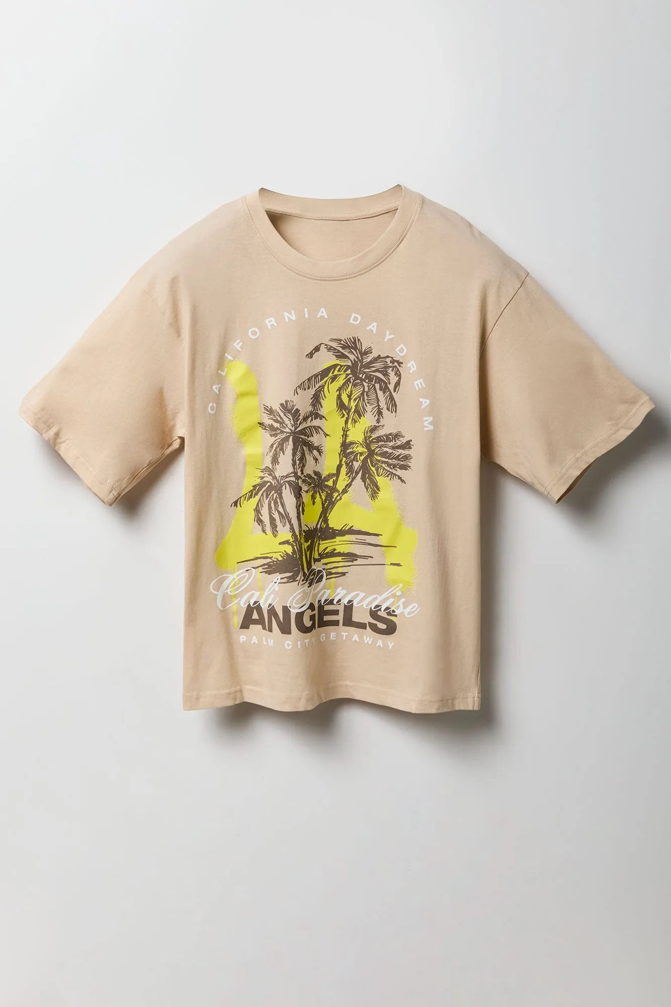 Cali Day Dreams Graphic Boxy T-Shirt sold by Urban Planet product image thumbnail 4