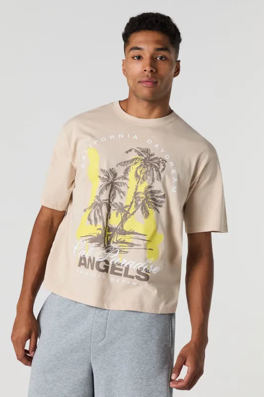 T-shirt carré à imprimé Cali Day Dreams sold by Urban Planet