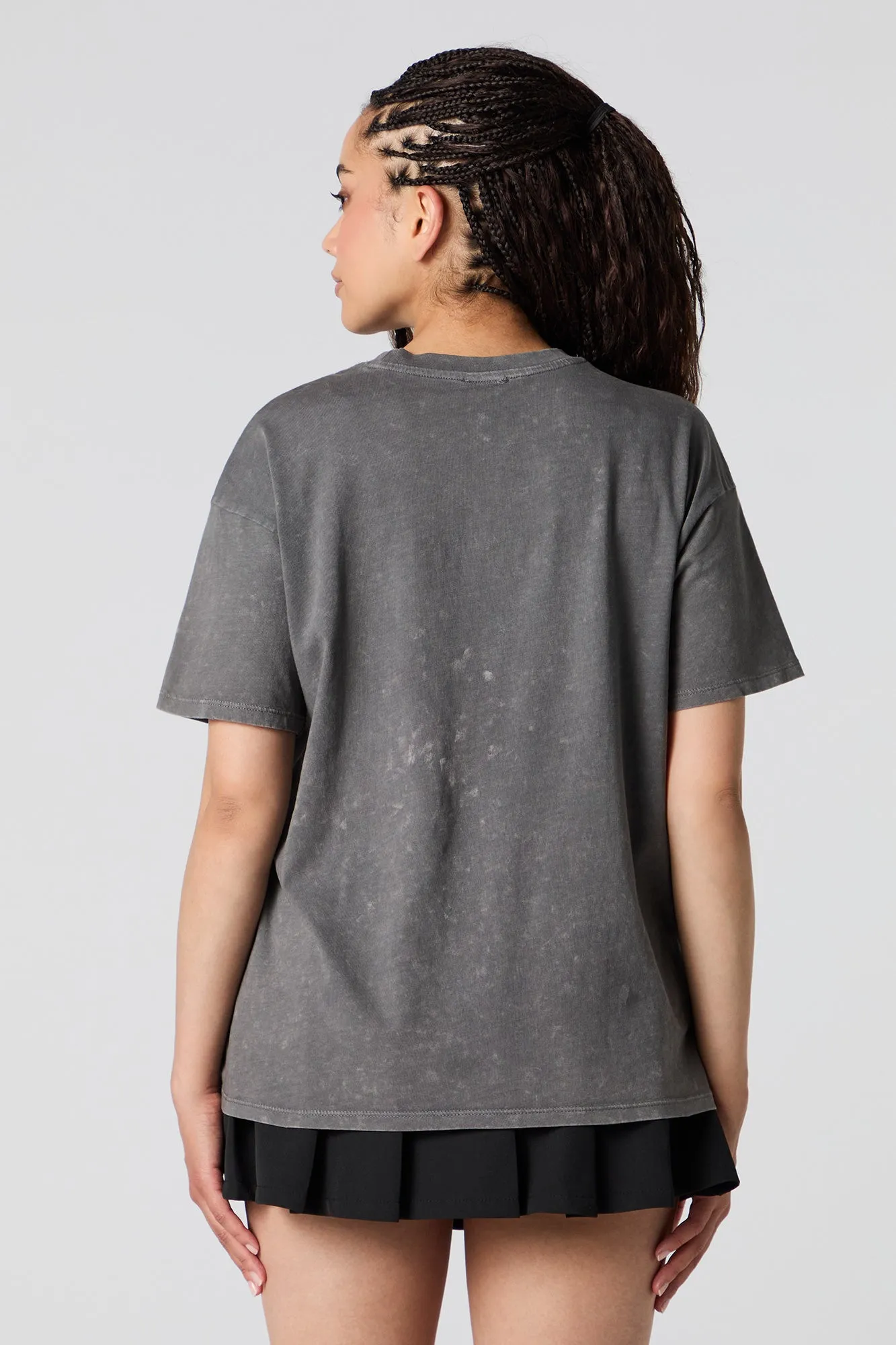 Cherries Graphic Washed Boyfriend T-Shirt sold by Urban Planet product image thumbnail 2