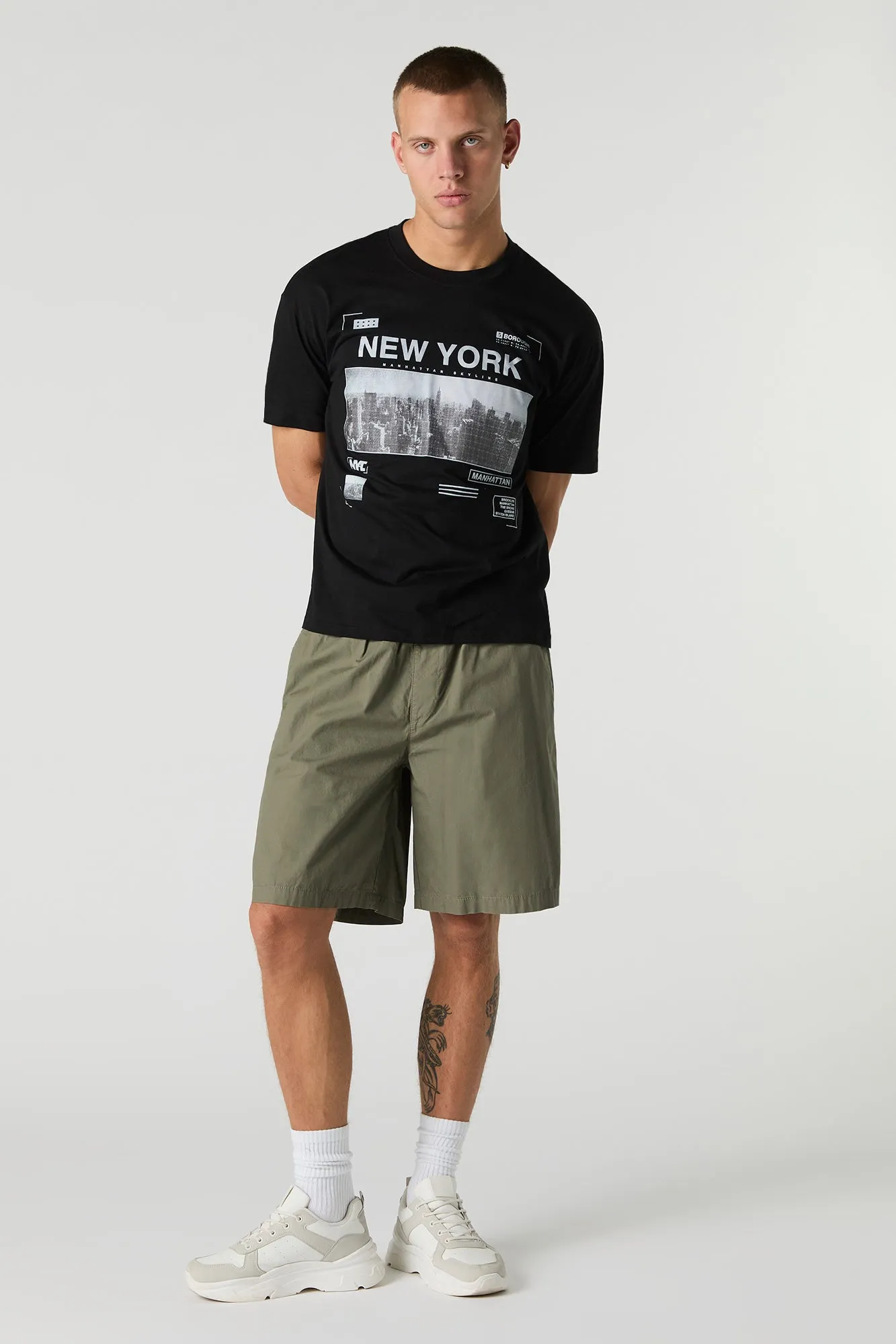 Manhattan New York Graphic T-Shirt sold by Urban Planet product image thumbnail 3