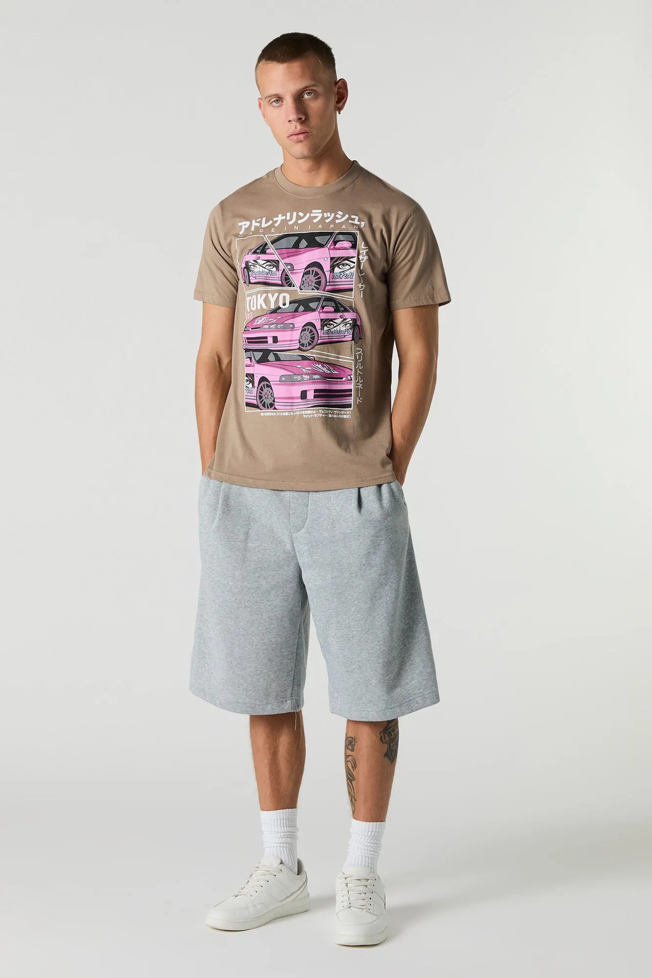 Tokyo Racing Graphic T-Shirt sold by Urban Planet product image thumbnail 3