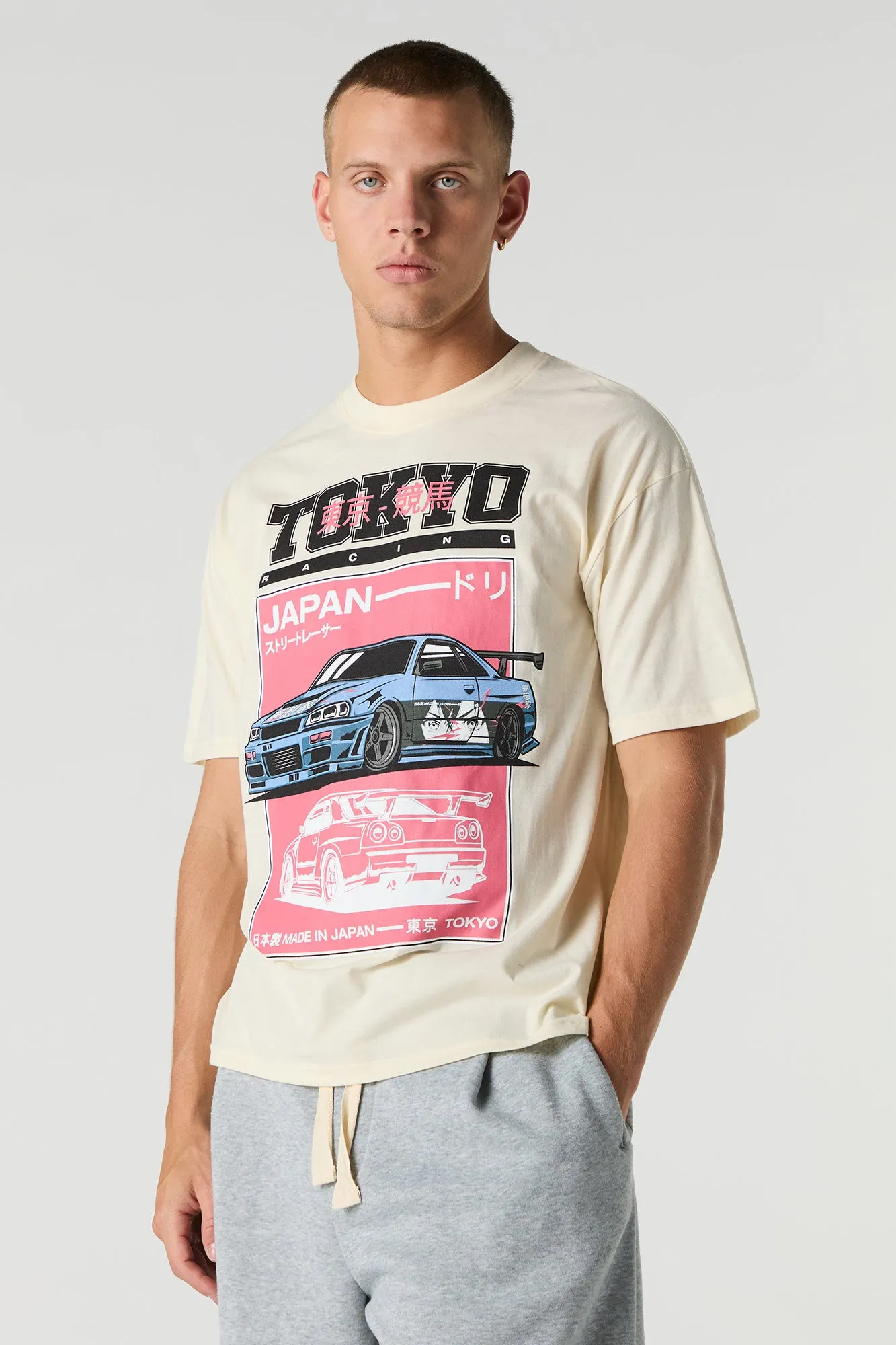 T-shirt à imprimé Tokyo Racing sold by Urban Planet product image thumbnail 2