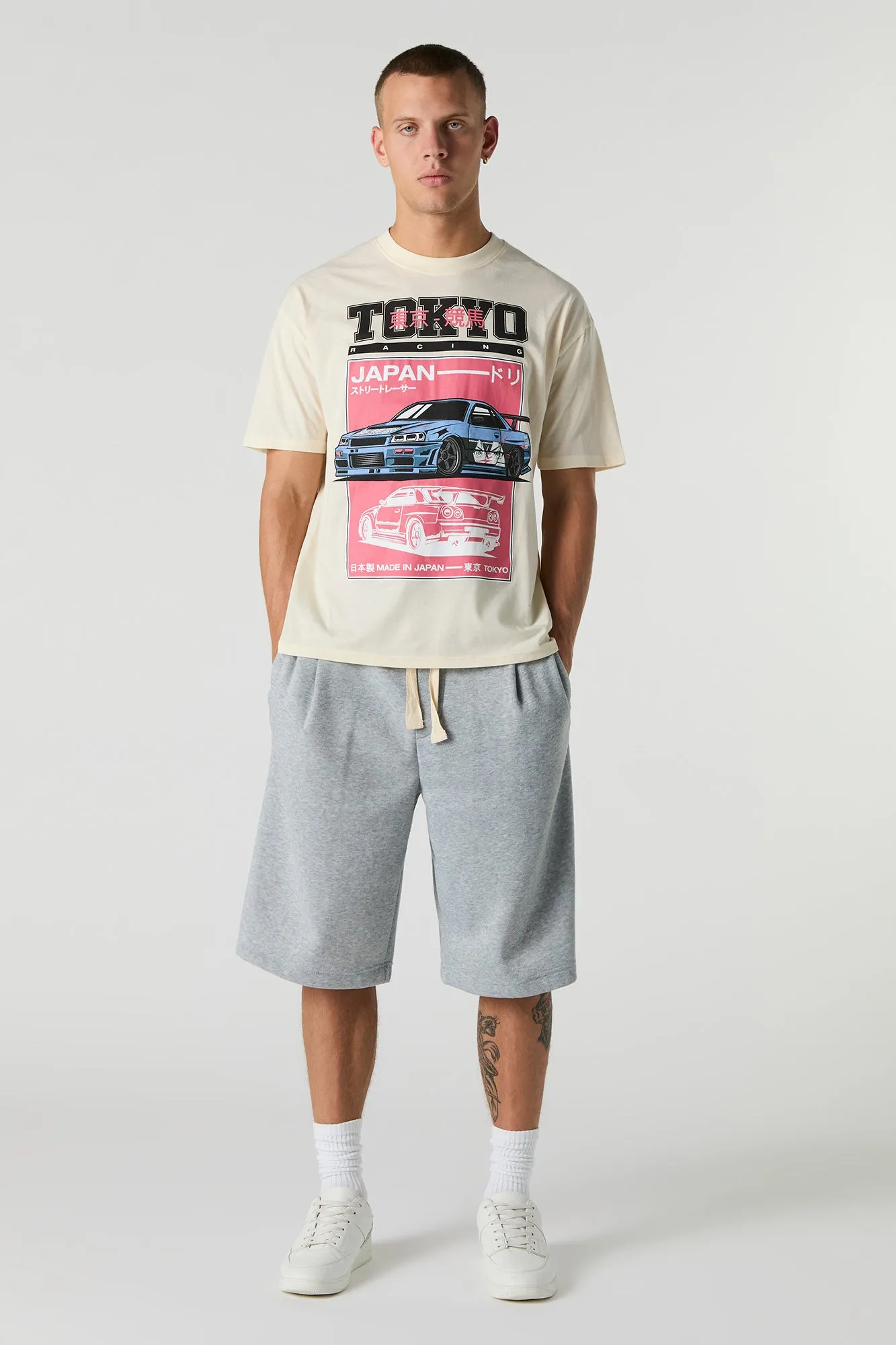 T-shirt à imprimé Tokyo Racing sold by Urban Planet product image thumbnail 3