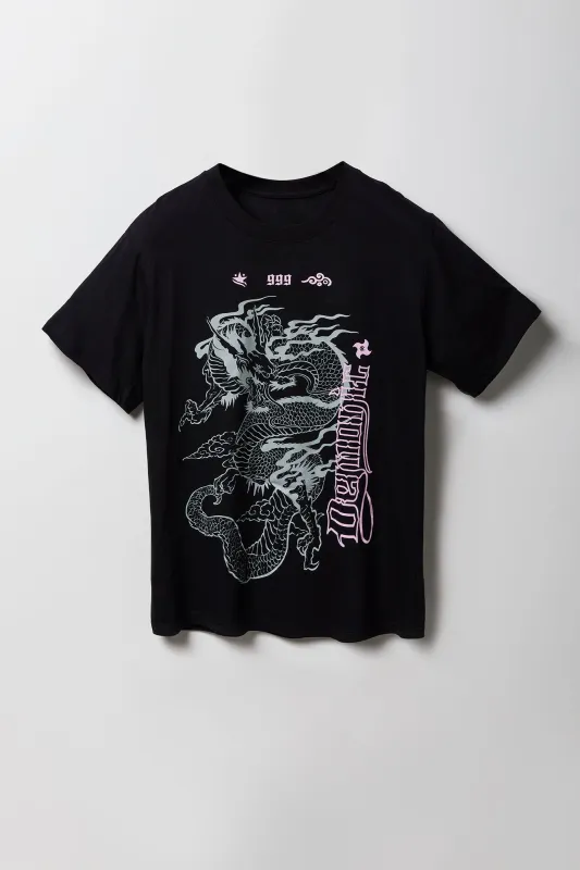T-shirt à imprimé de dragon sold by Urban Planet