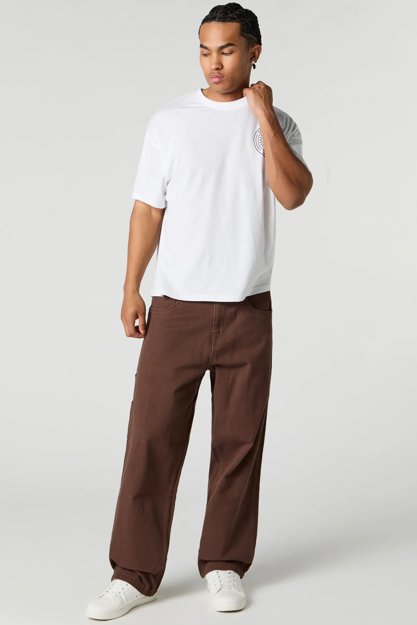 Wide Leg Carpenter Pant sold by Urban Planet product image thumbnail 2