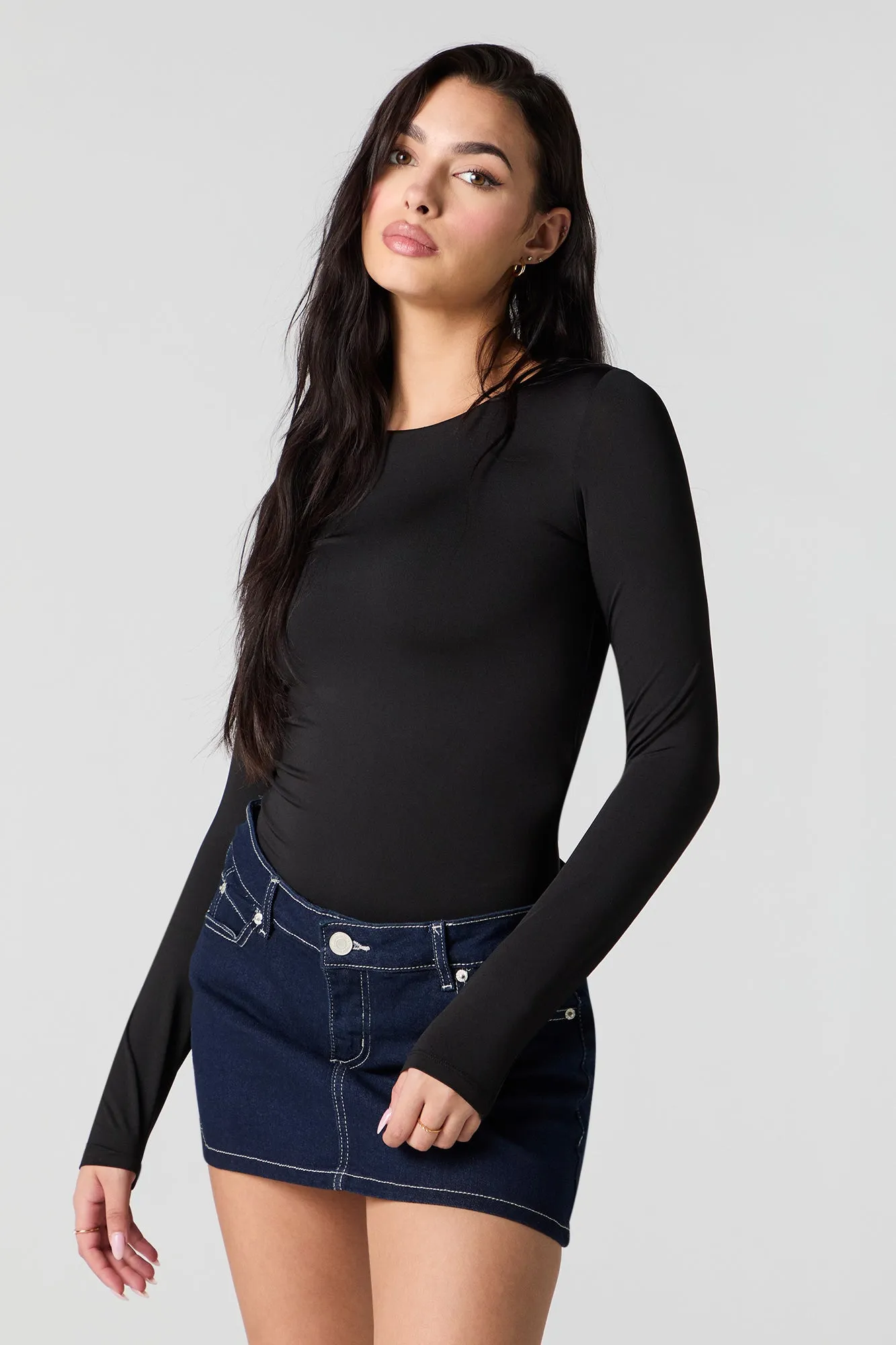 Contour Crew Neck Bodysuit sold by Urban Planet product image thumbnail 5