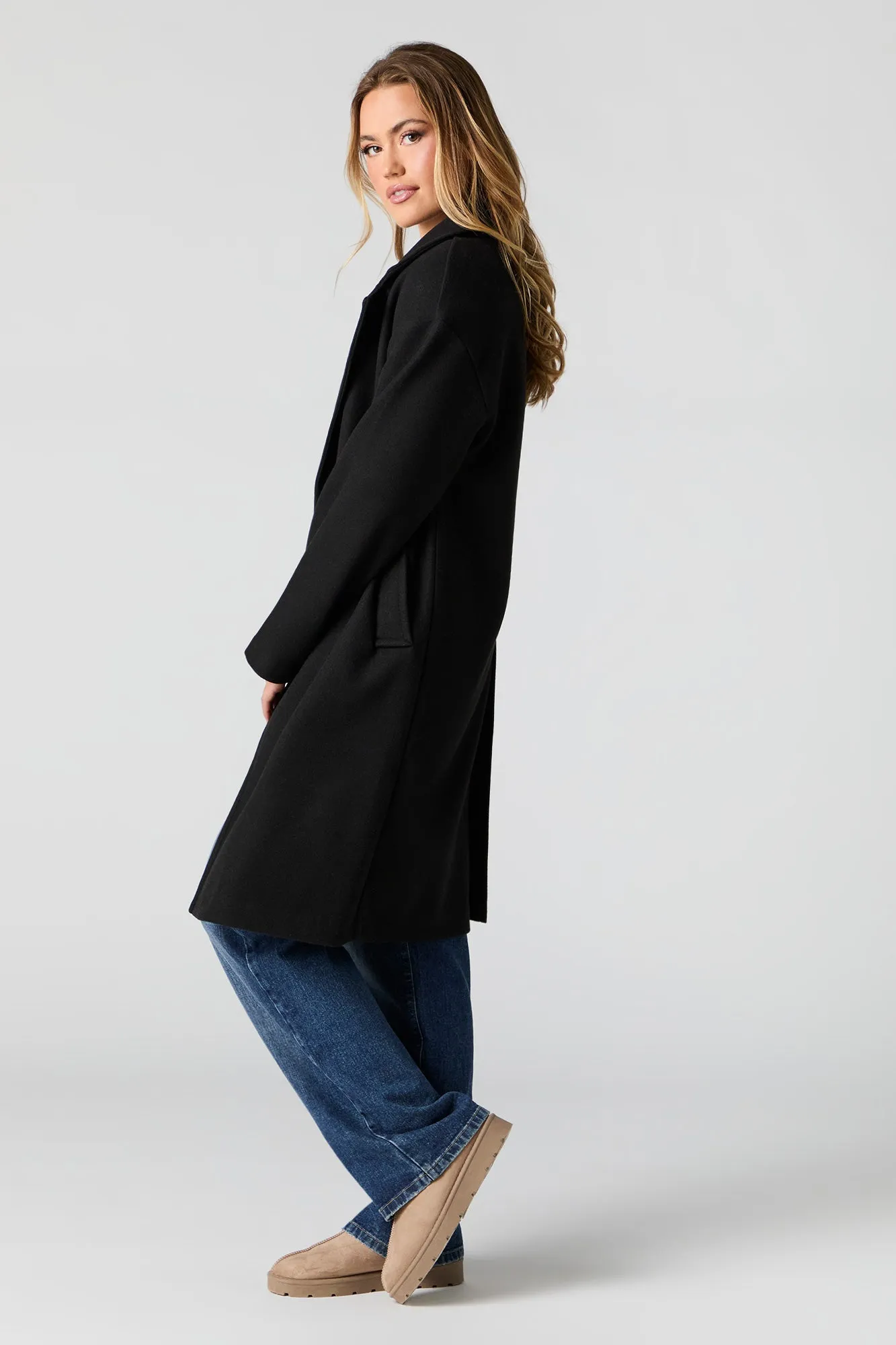 Manteau midi à simple boutonnage sold by Urban Planet product image thumbnail 3