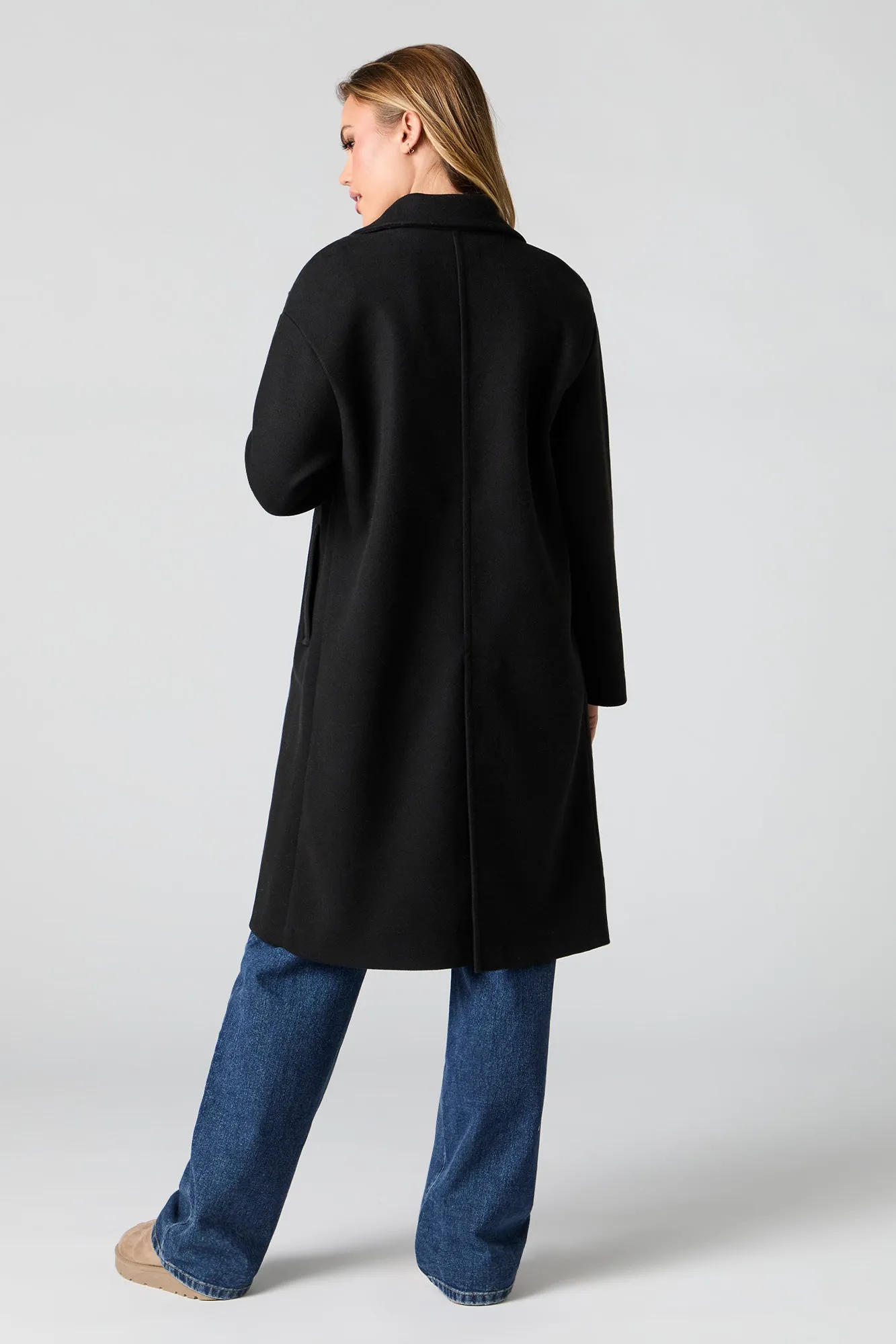 Manteau midi à simple boutonnage sold by Urban Planet product image thumbnail 4