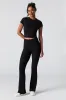Active Soft Ribbed Flare Pant sold by Urban Planet