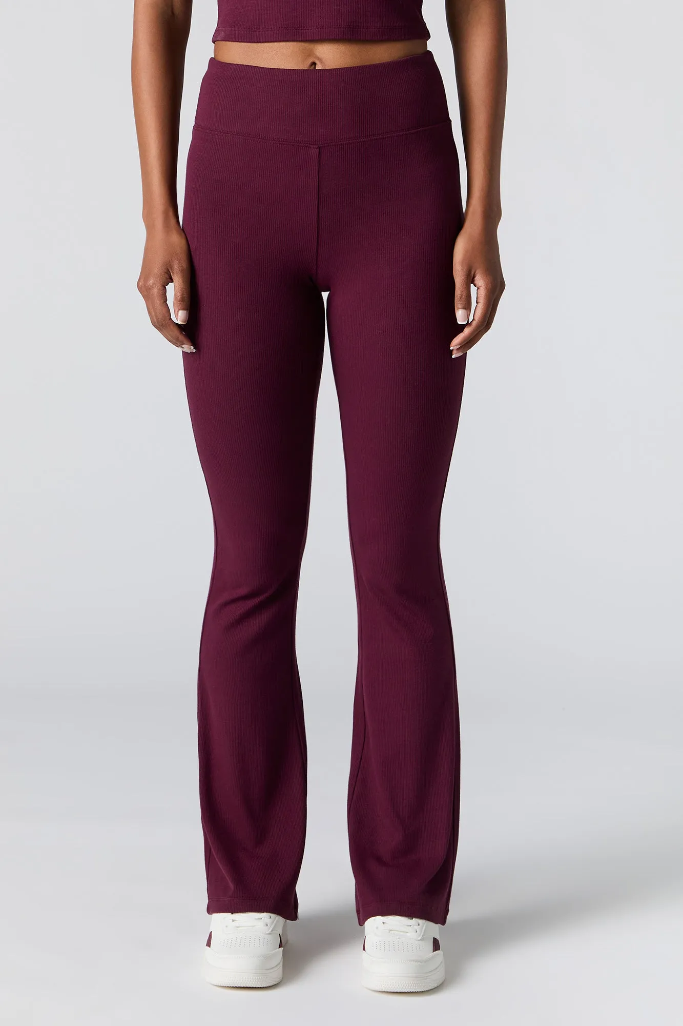 Active Soft Ribbed Flare Pant sold by Urban Planet product image thumbnail 2