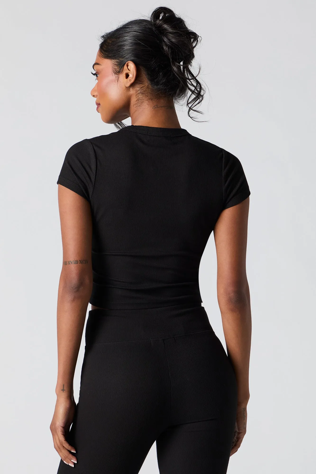 Active Soft Ribbed T-Shirt sold by Urban Planet product image thumbnail 5