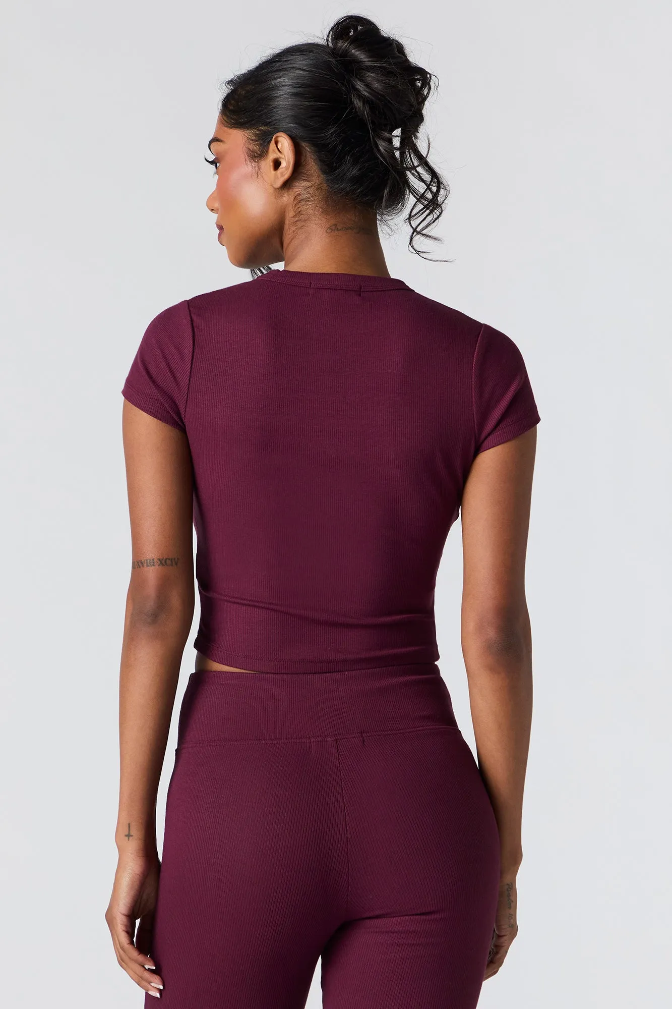 Active Soft Ribbed T-Shirt sold by Urban Planet product image thumbnail 2