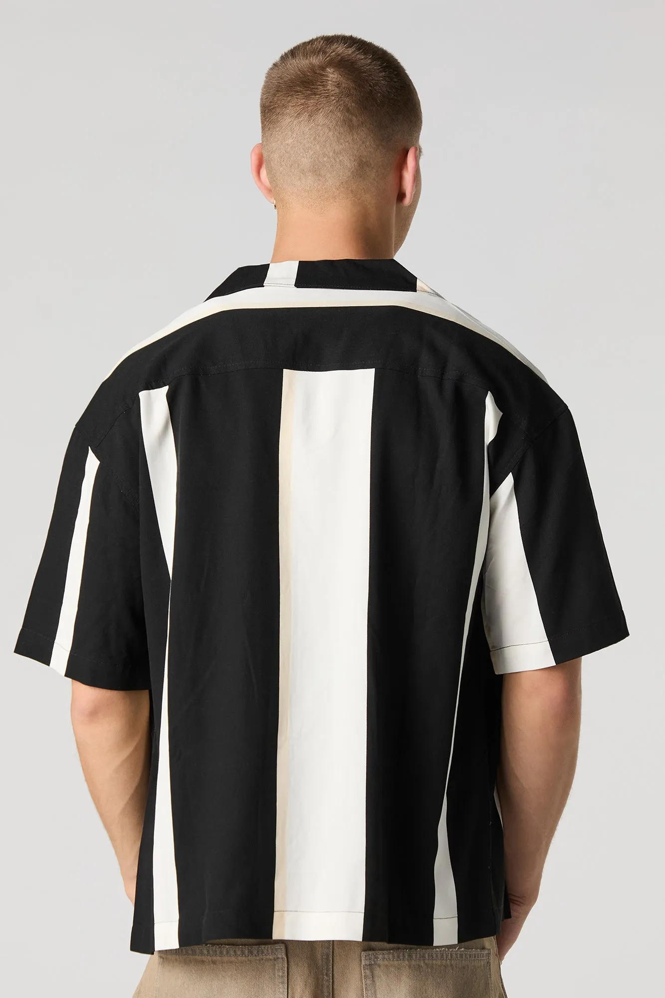 Printed Short Sleeve Button-Up Top sold by Urban Planet product image thumbnail 5