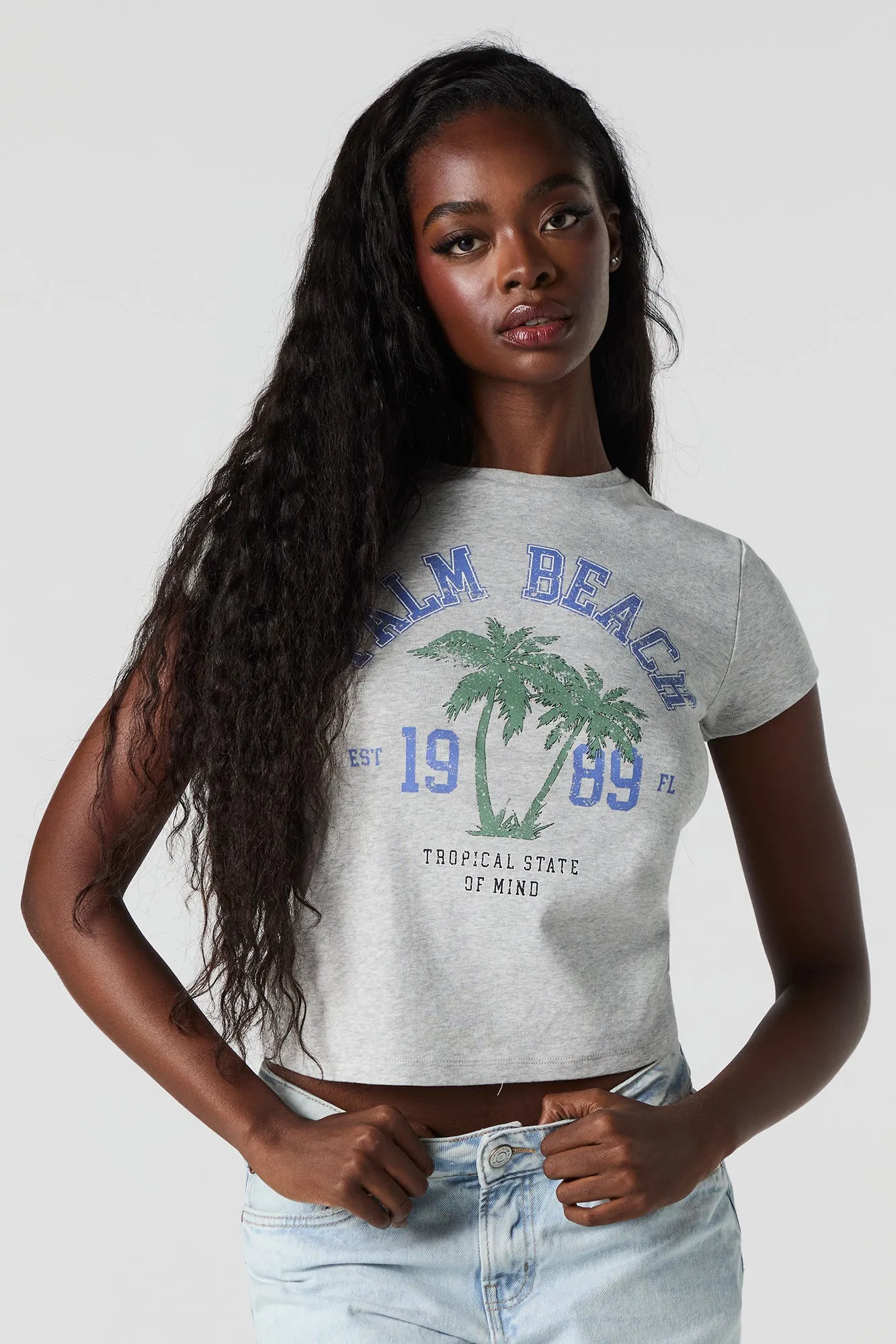 Destination Graphic Fitted T-Shirt sold by Urban Planet product image thumbnail 5