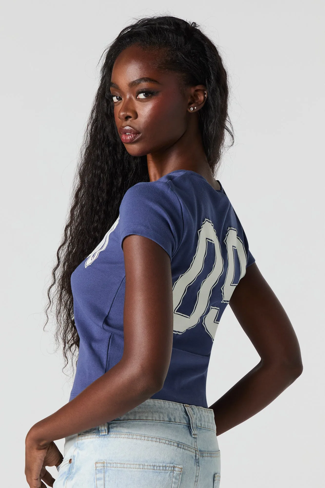 T-shirt ajusté à imprimé HD Colorado sold by Urban Planet product image thumbnail 2