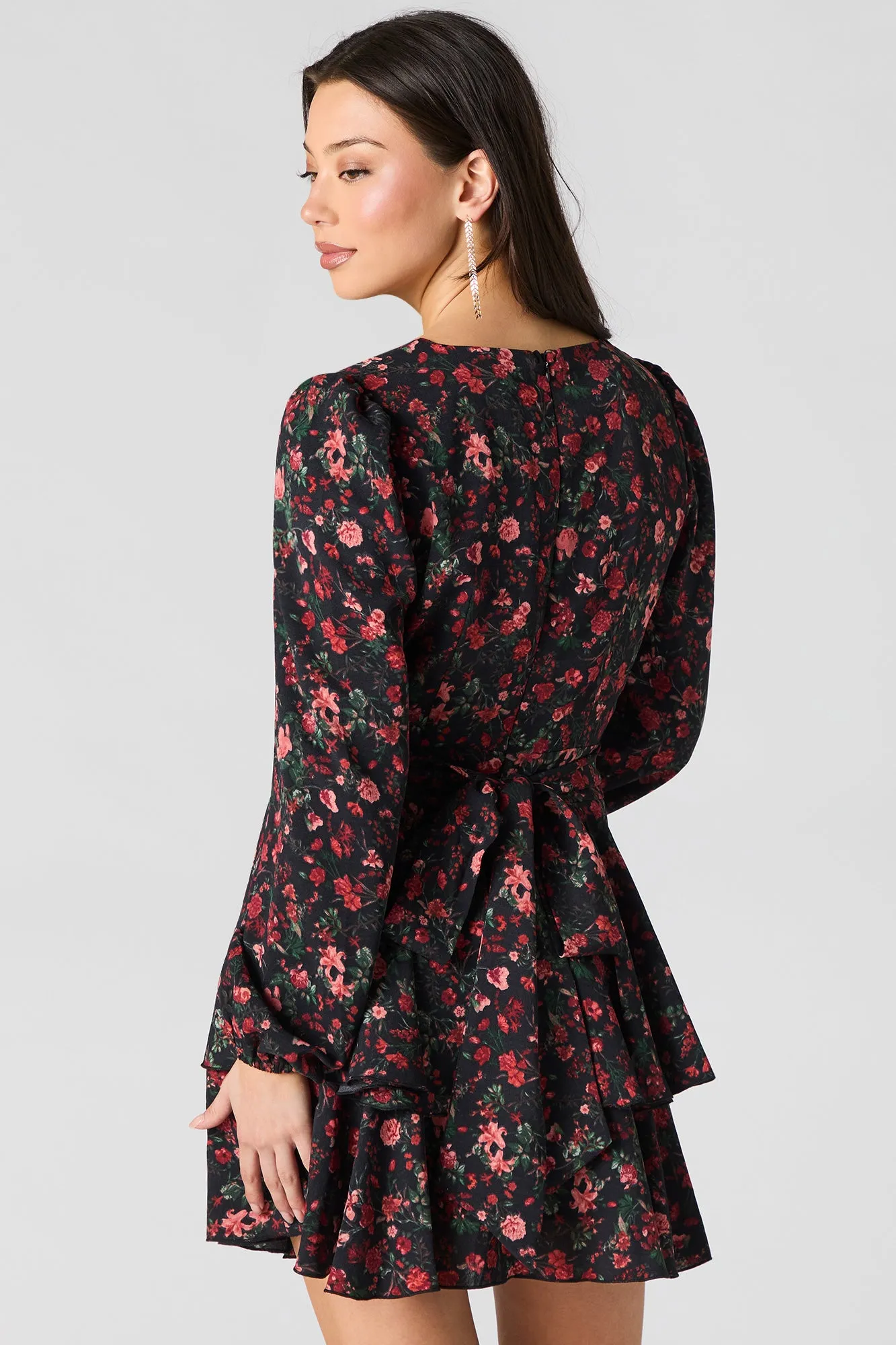 Minirobe fluide étagée à volants et manche longue sold by Urban Planet product image thumbnail 5